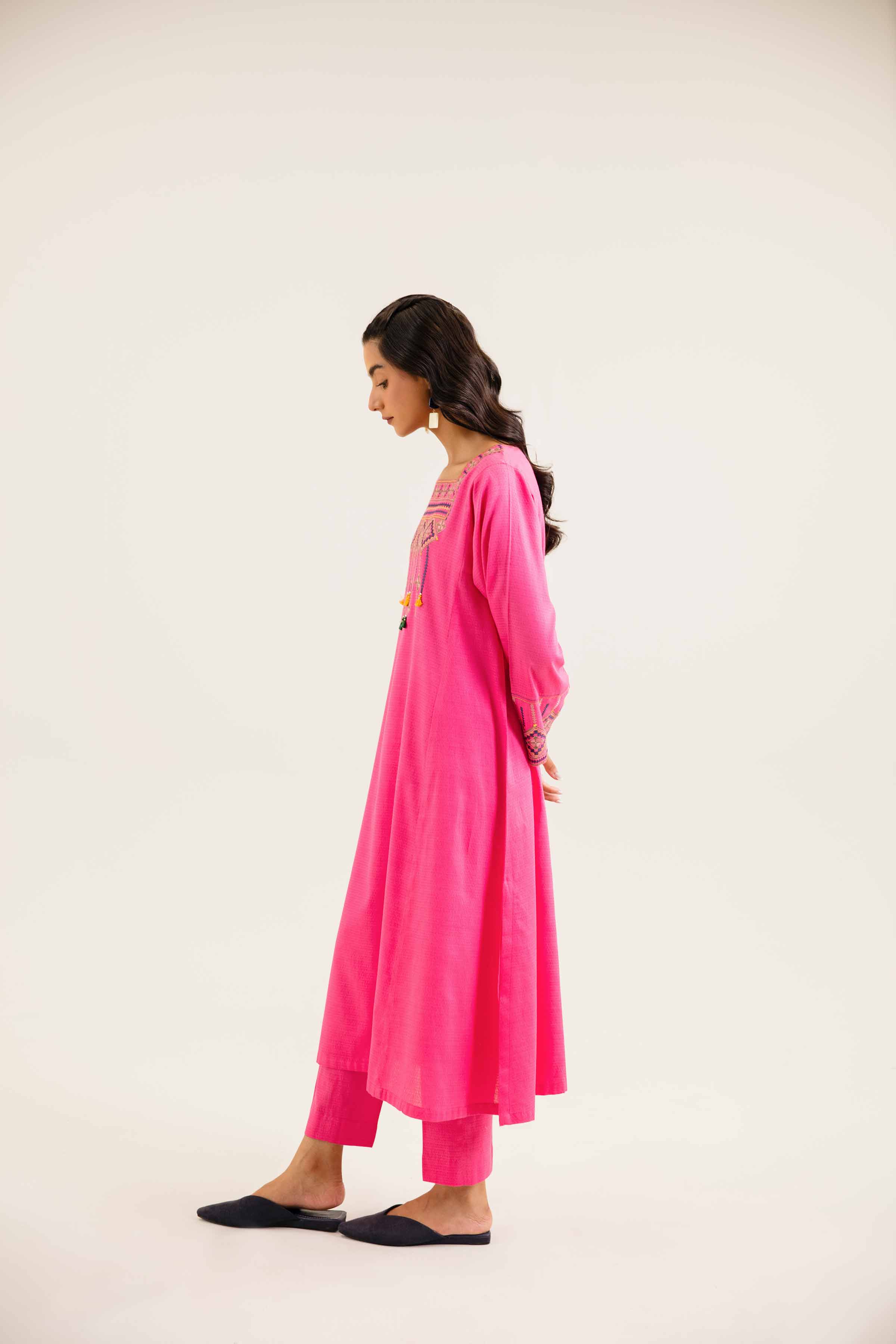 2 Piece - Embroidered Suit - PW24-264 - Image 5