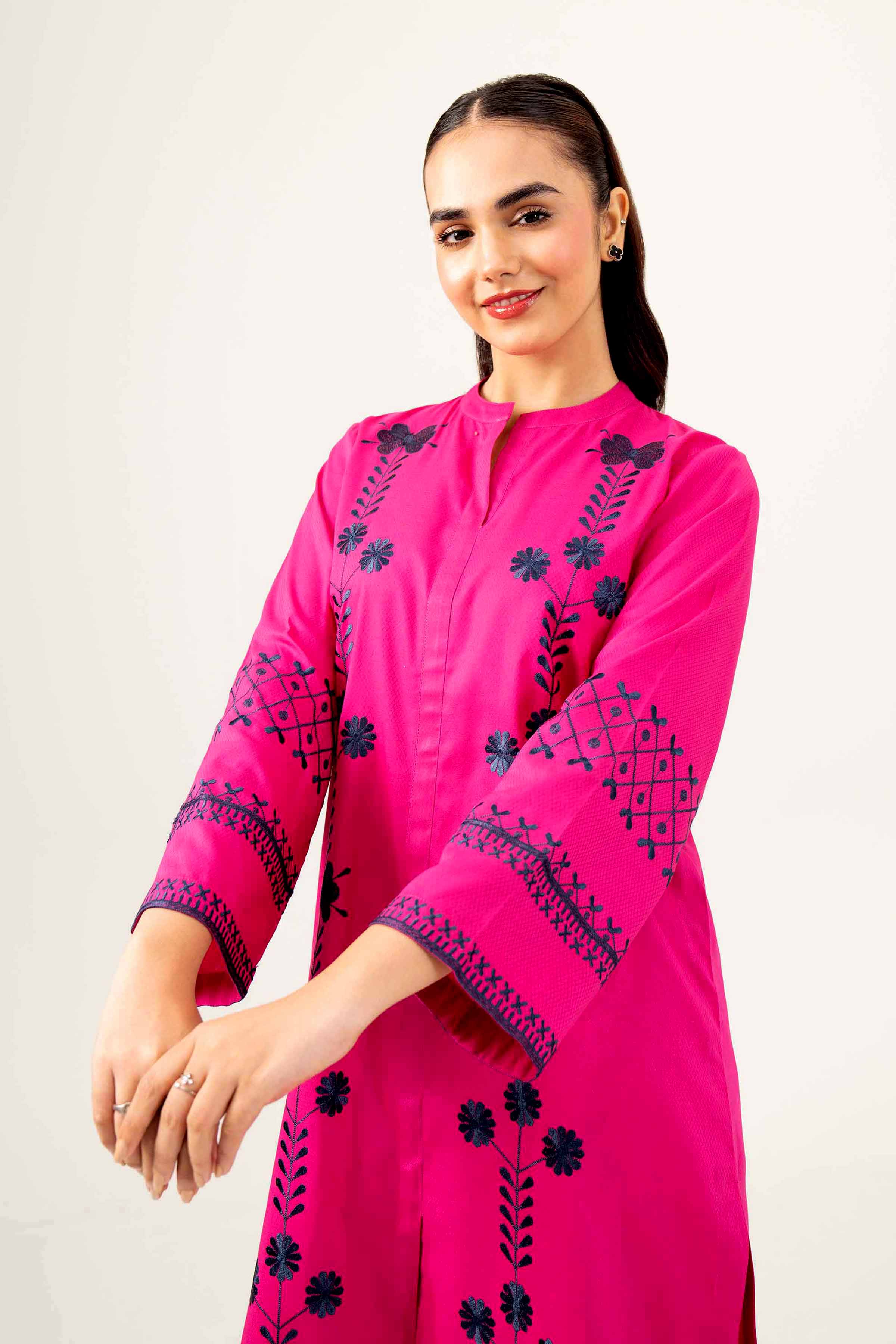 2 Piece - Embroidered Suit - PW24-301 - Image 2