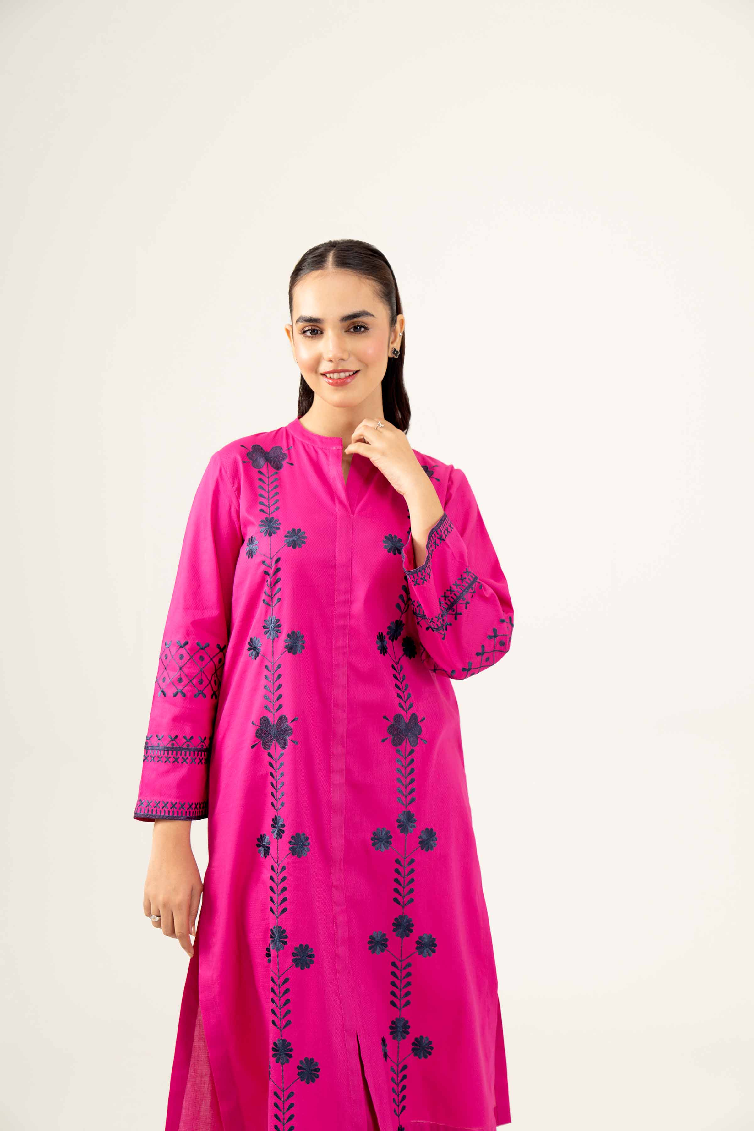 2 Piece - Embroidered Suit - PW24-301 - Image 7