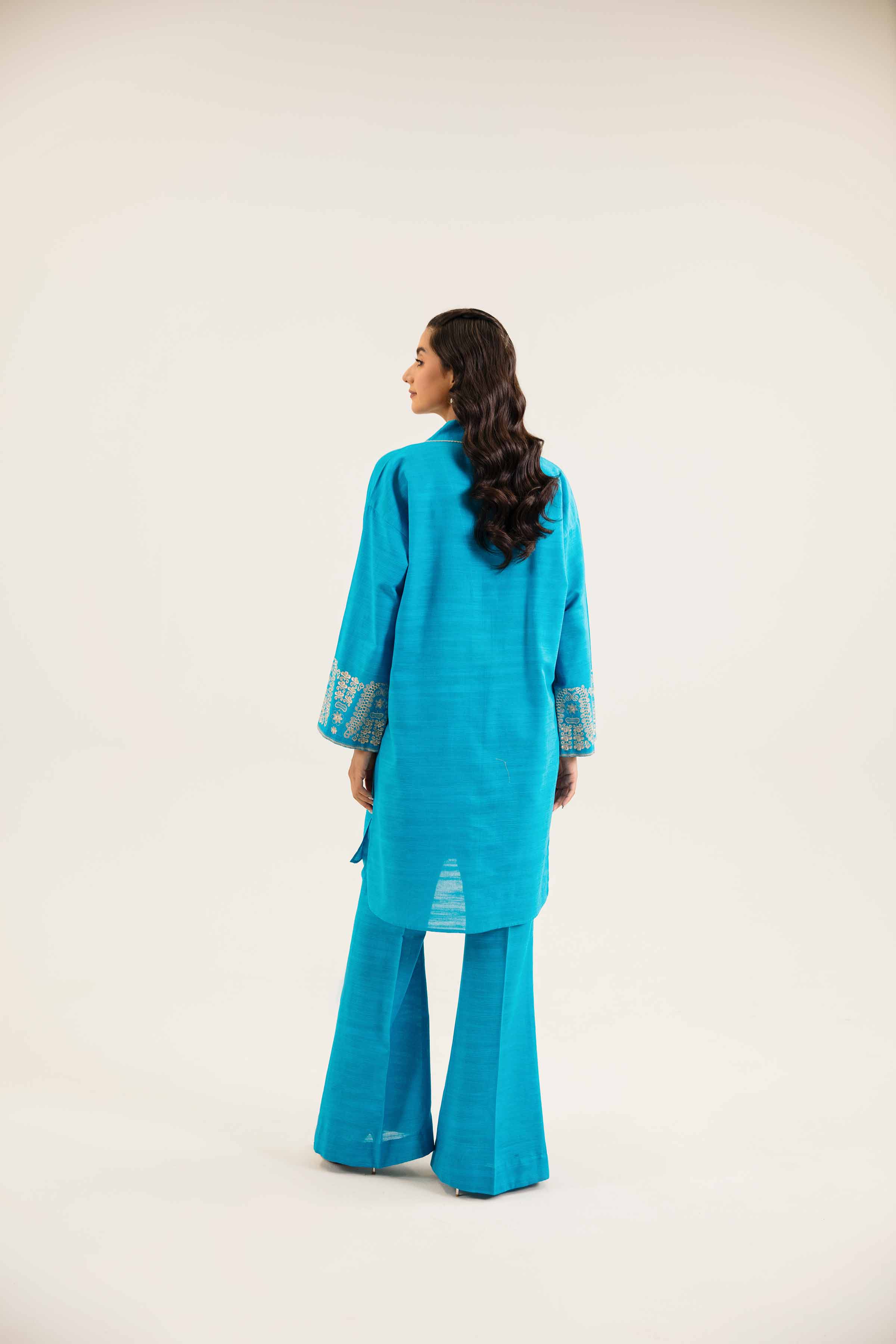 2 Piece - Embroidered Suit - PW24-325 - Image 3