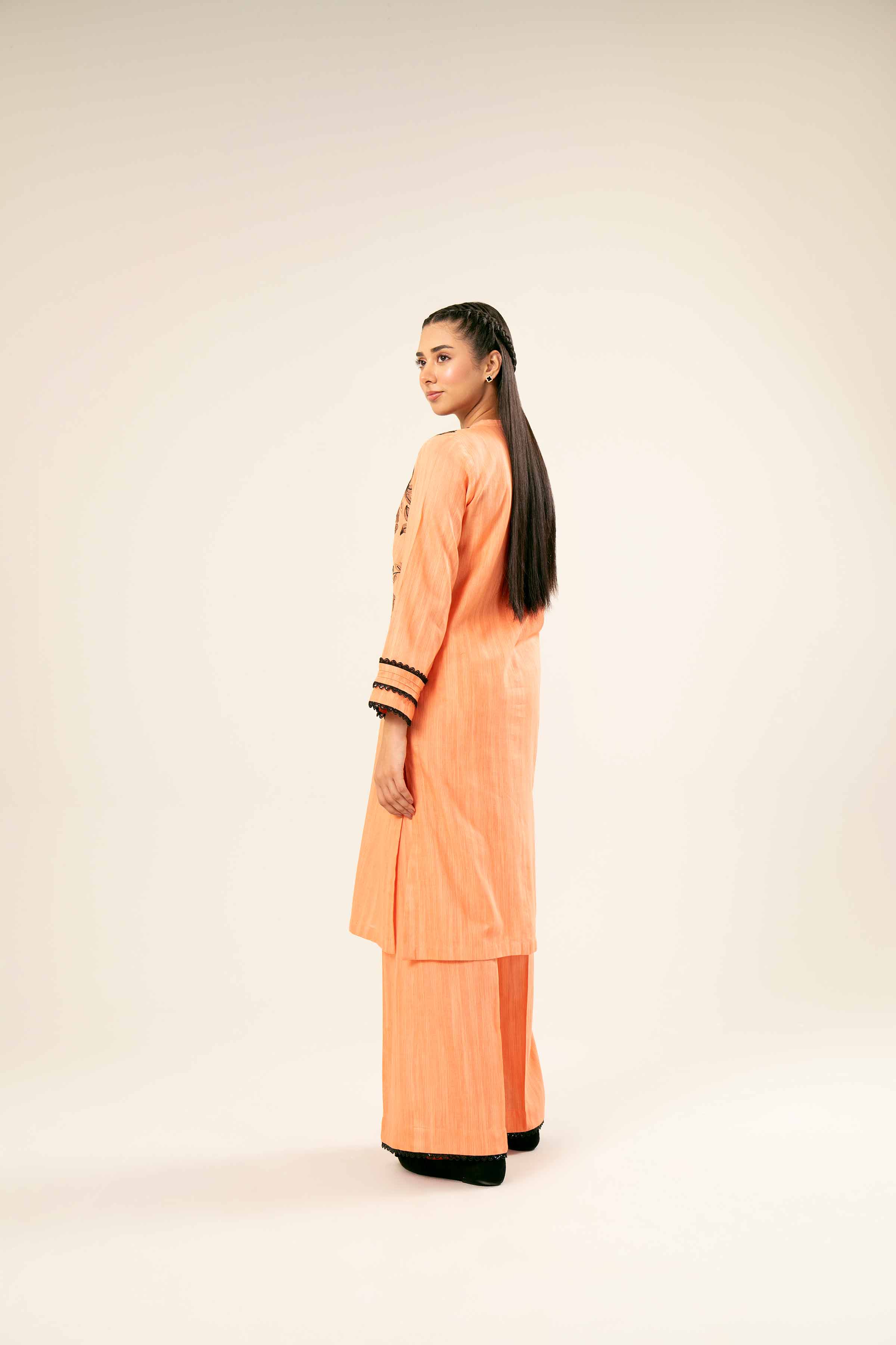2 Piece - Embroidered Suit - PW24-361 - Image 3