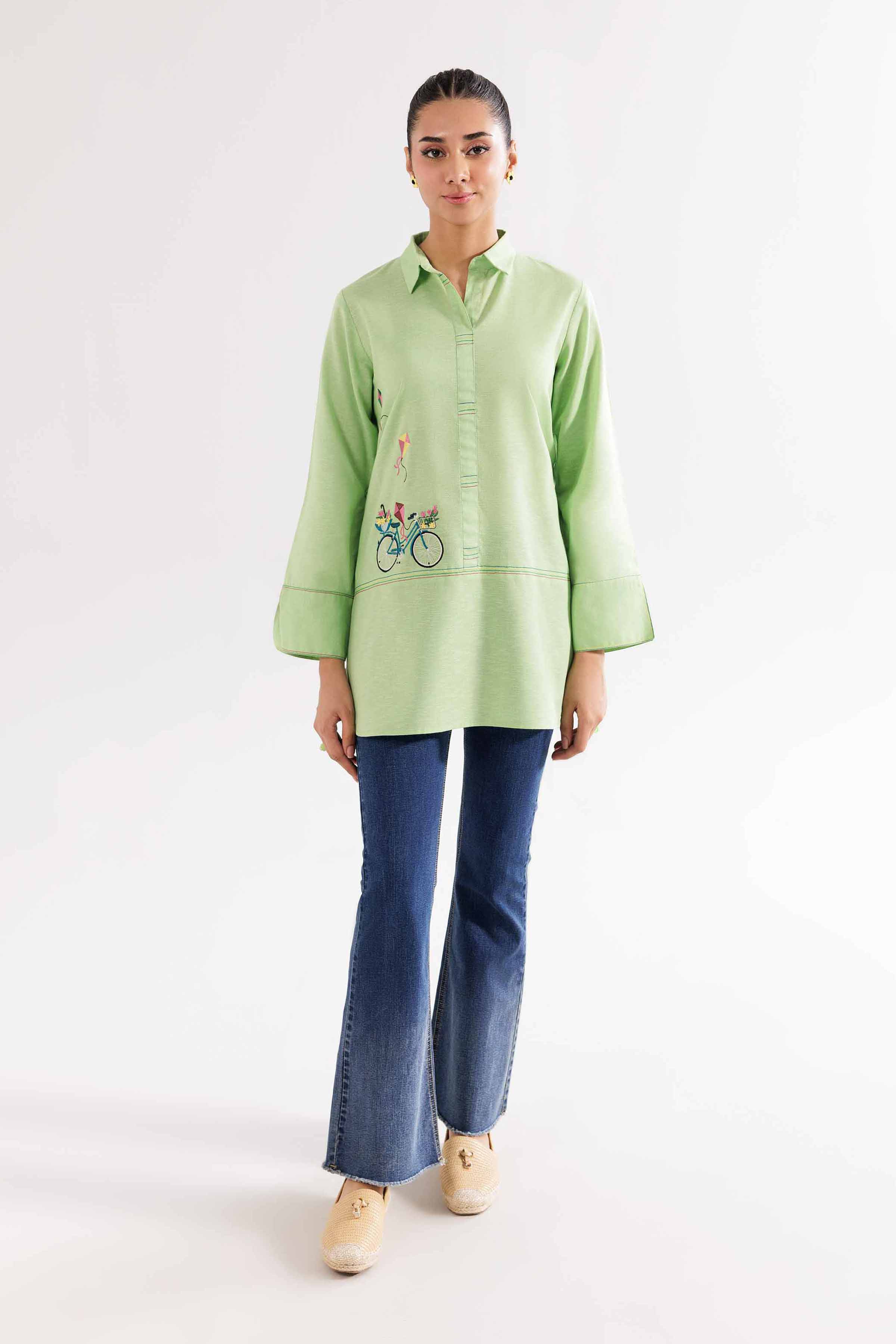 Embroidered Tunic - PW24-368 - Image 2