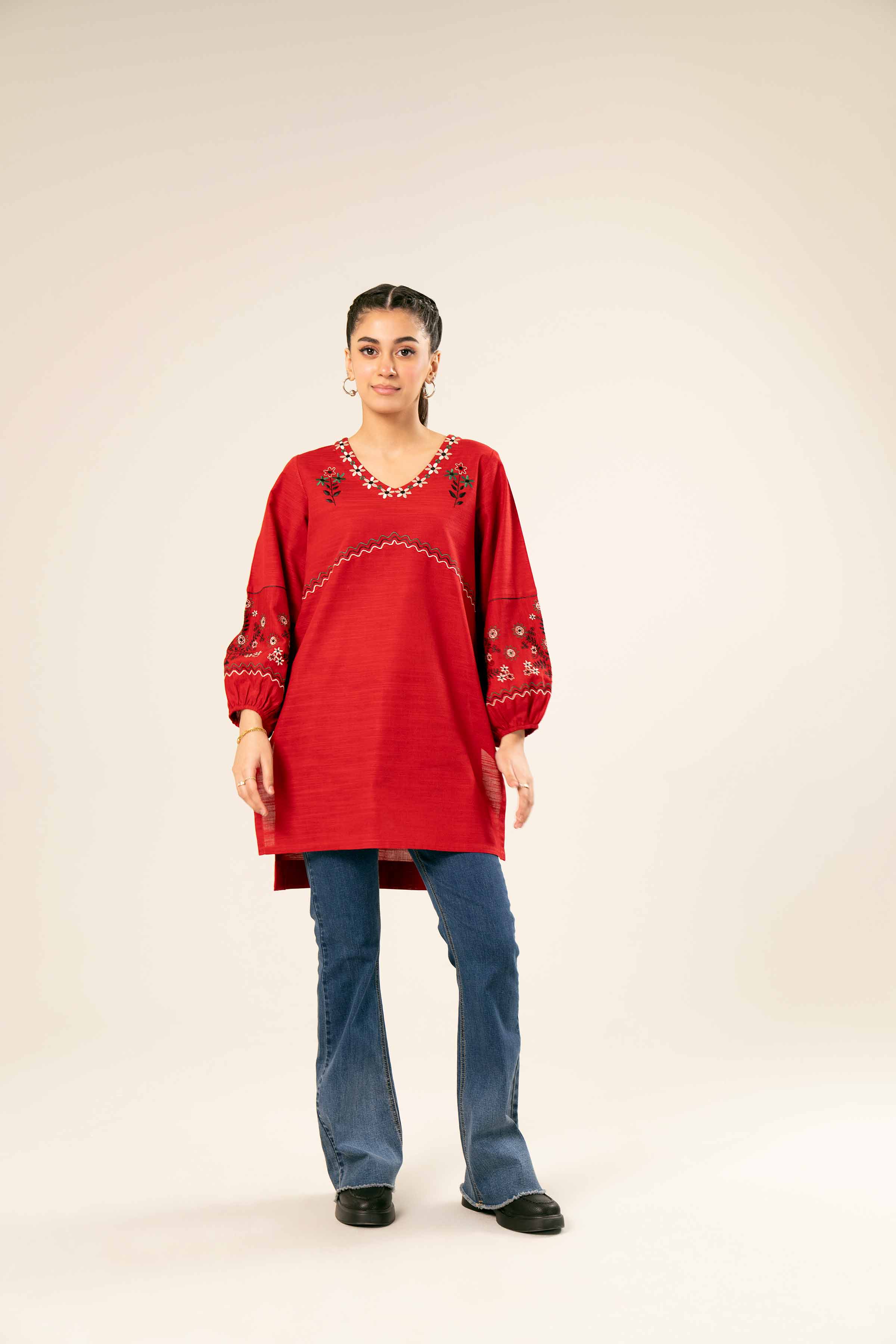Embroidered Tunic - PW24-385 - Image 4