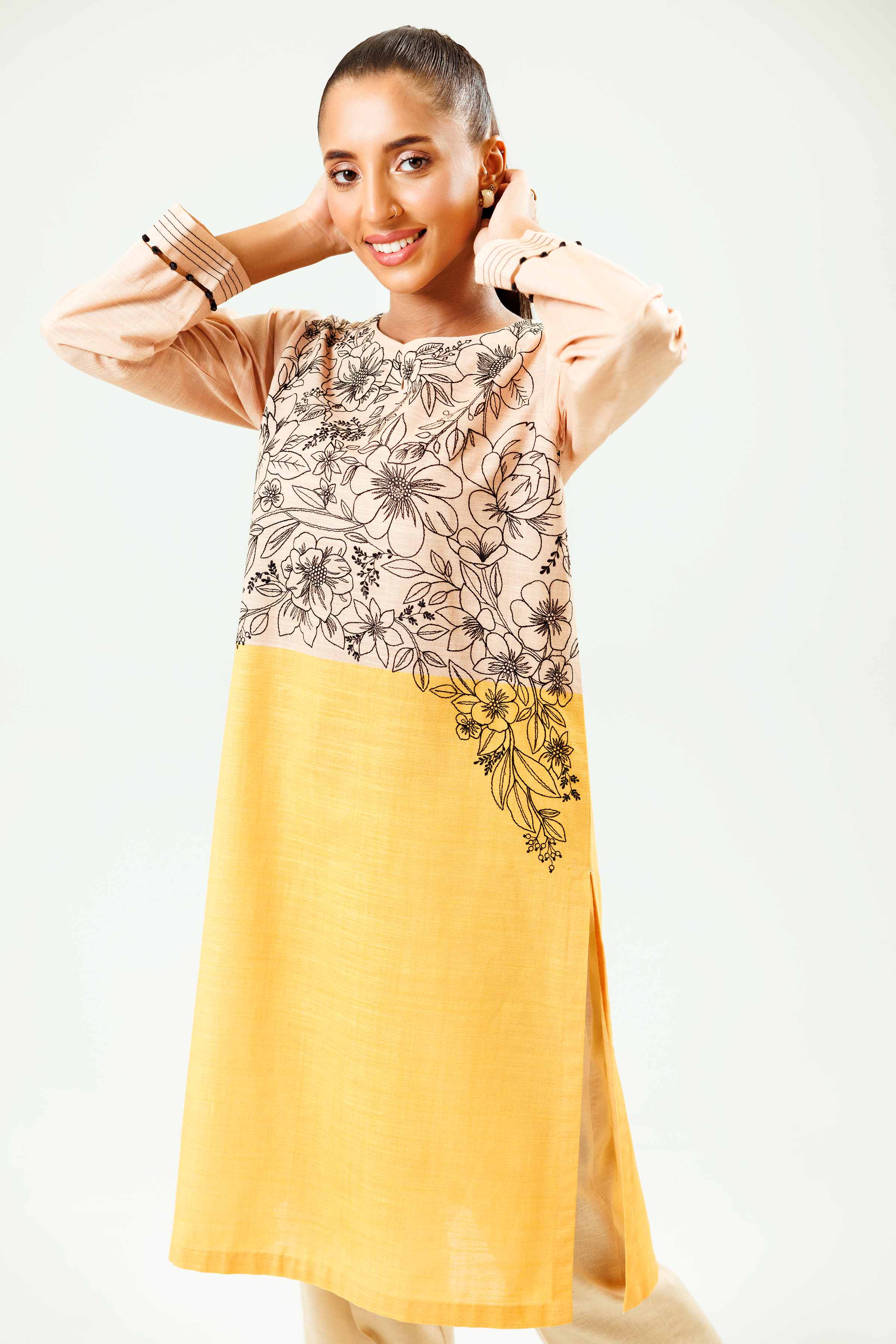 Printed Embroidered Shirt - PW24-80 - Image 4
