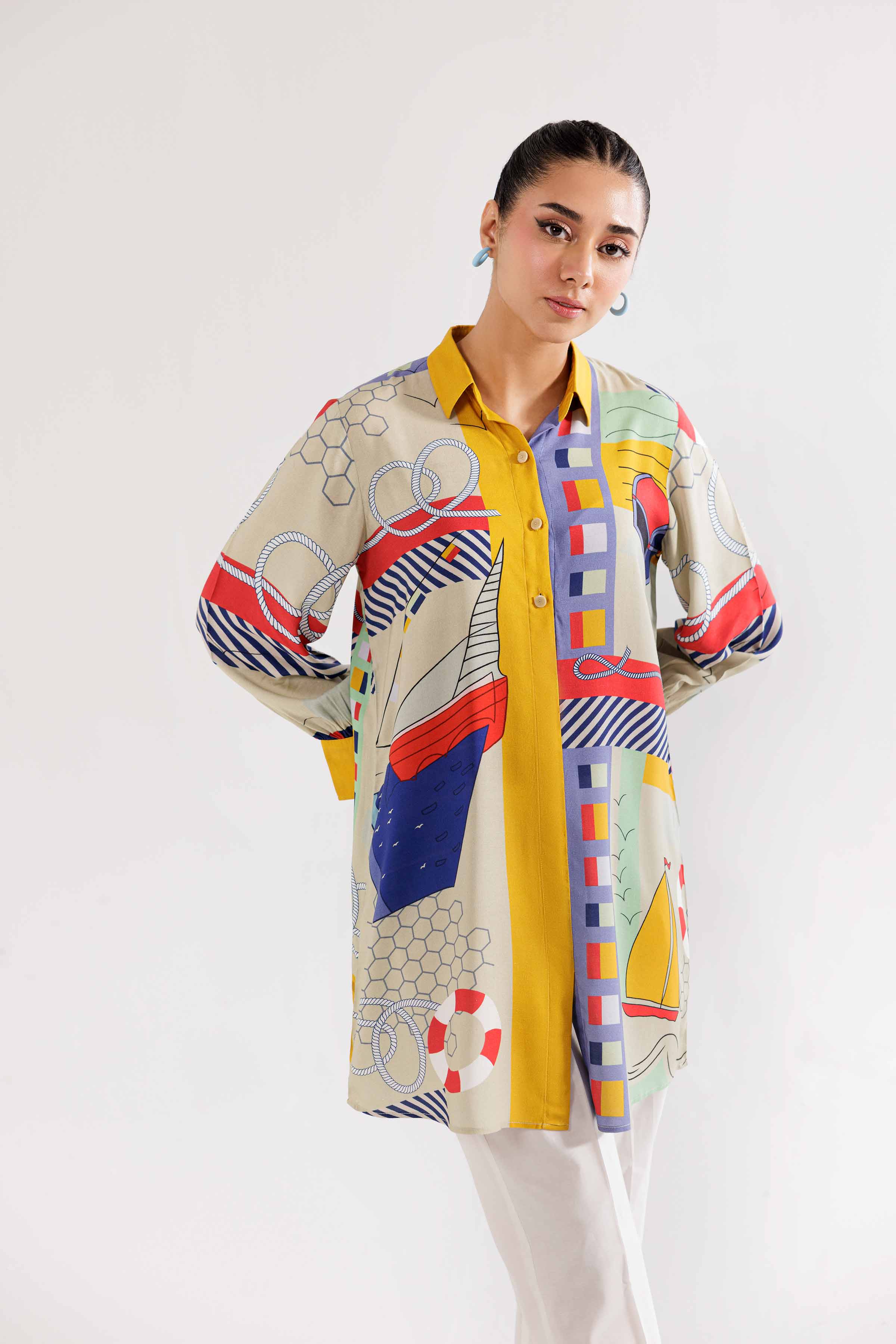 Printed Tunic - PW24-95 - Image 5