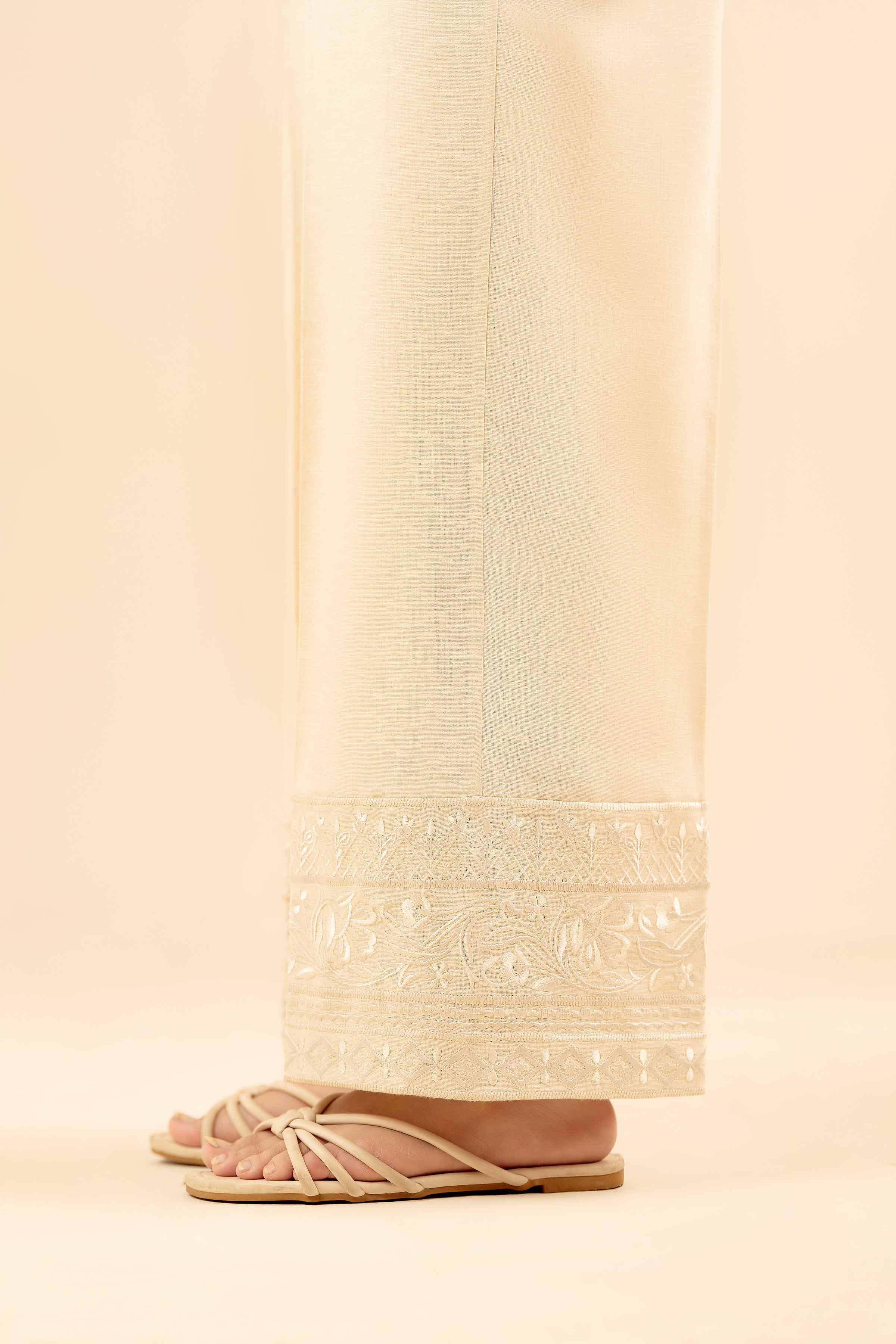 Embroidered Trousers - PW25-133 - Image 3
