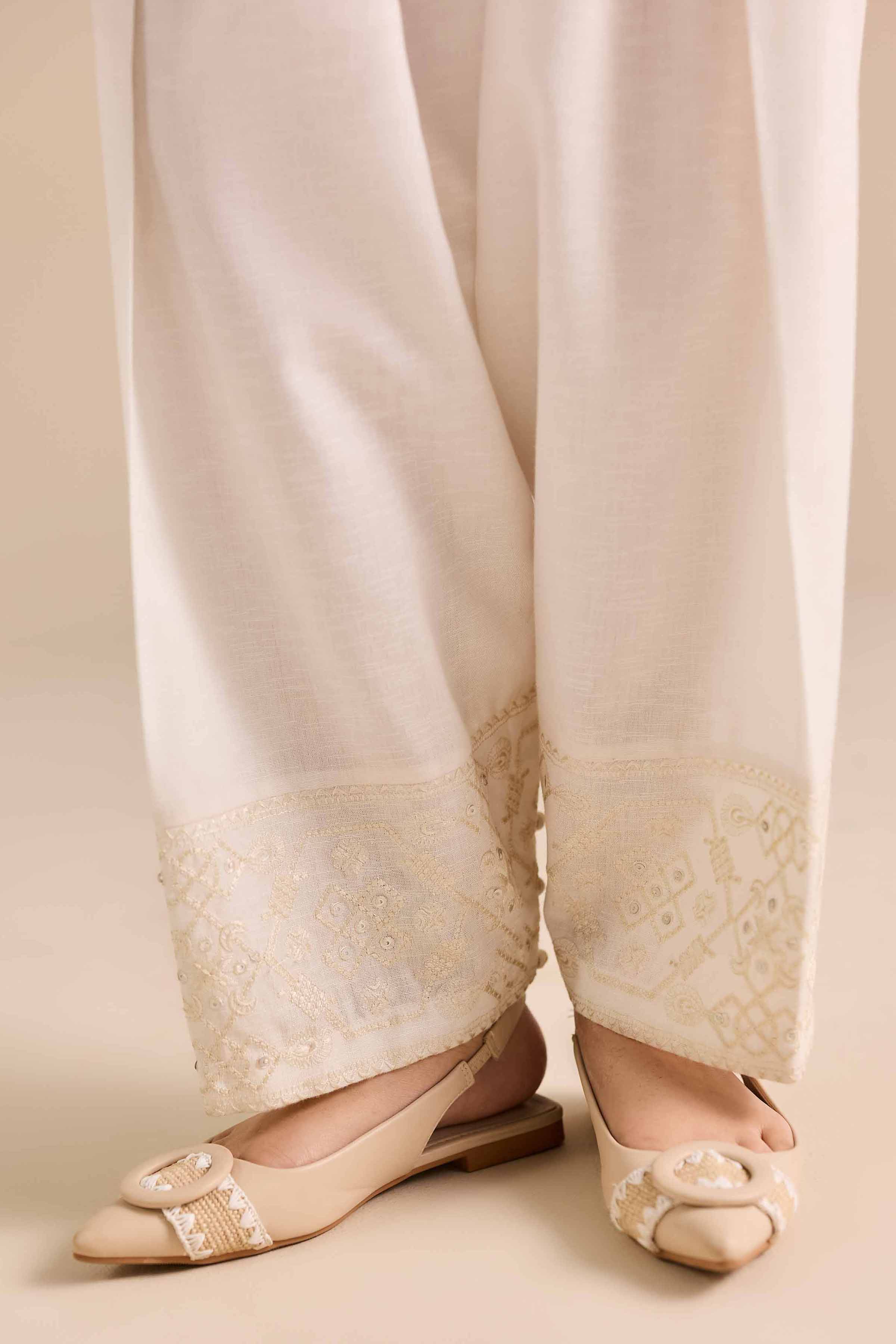 Embroidered Shalwar - PW25-163 - Image 2