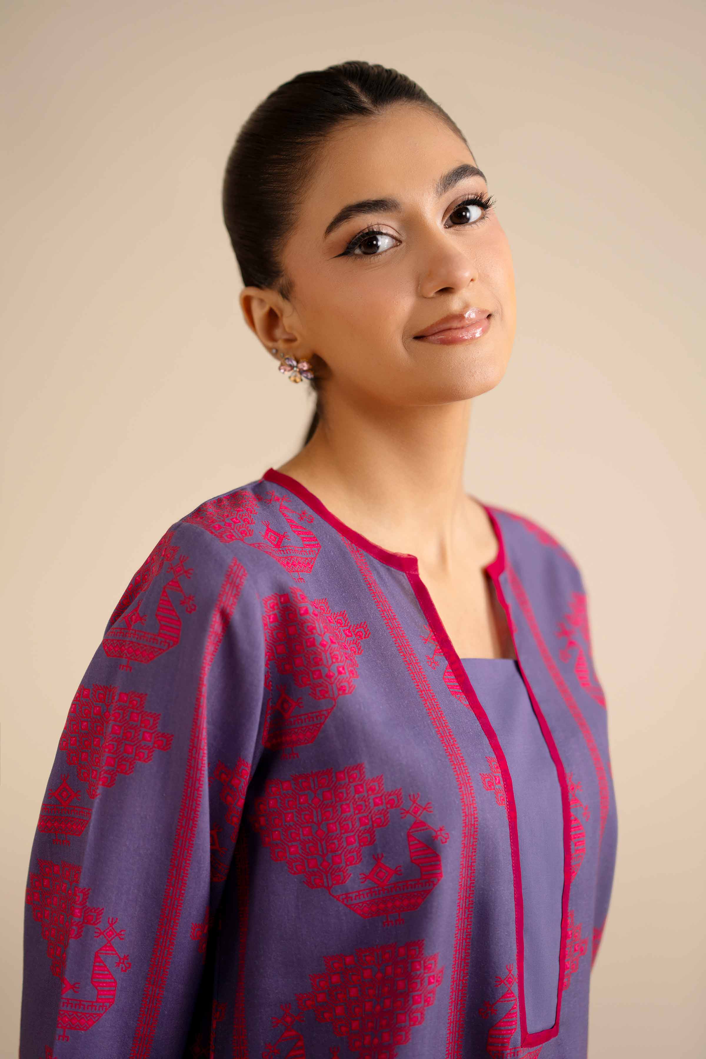 2 Piece - Embroidered Suit - PW25-210 - Image 5