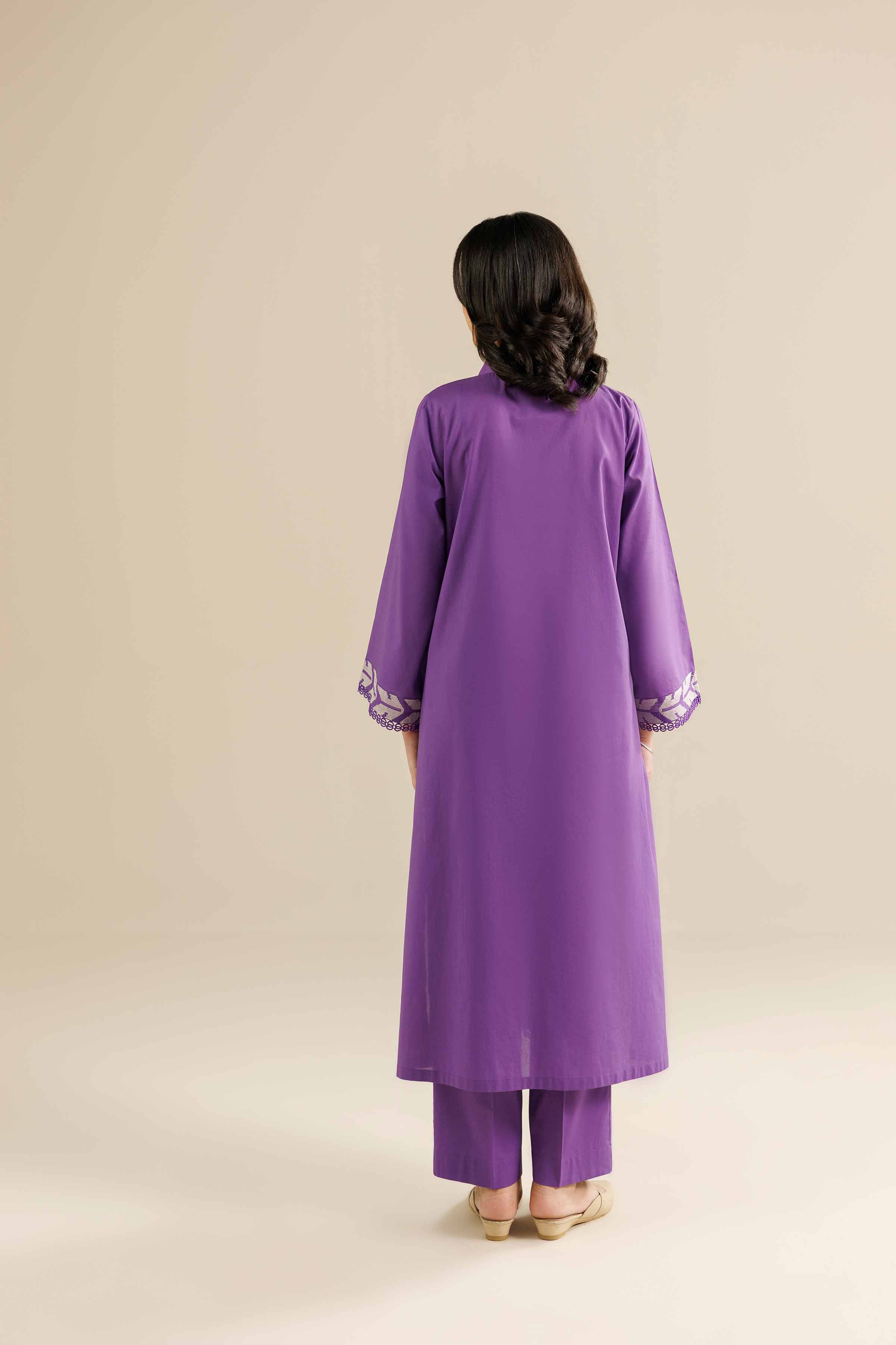 2 Piece - Embroidered Suit - PW25-214 - Image 3