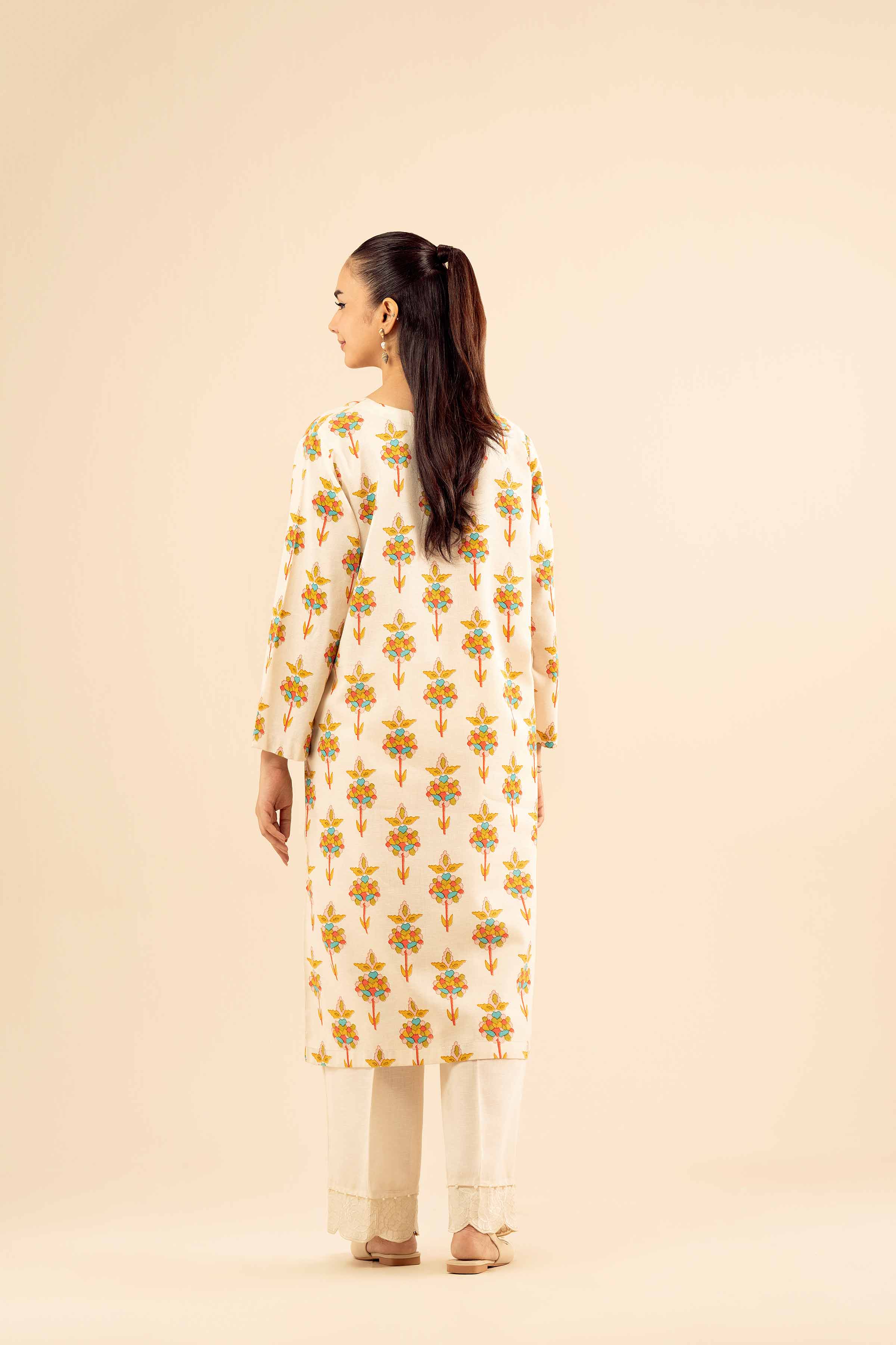 2 Piece - Embroidered Suit - PW25-216 - Image 3