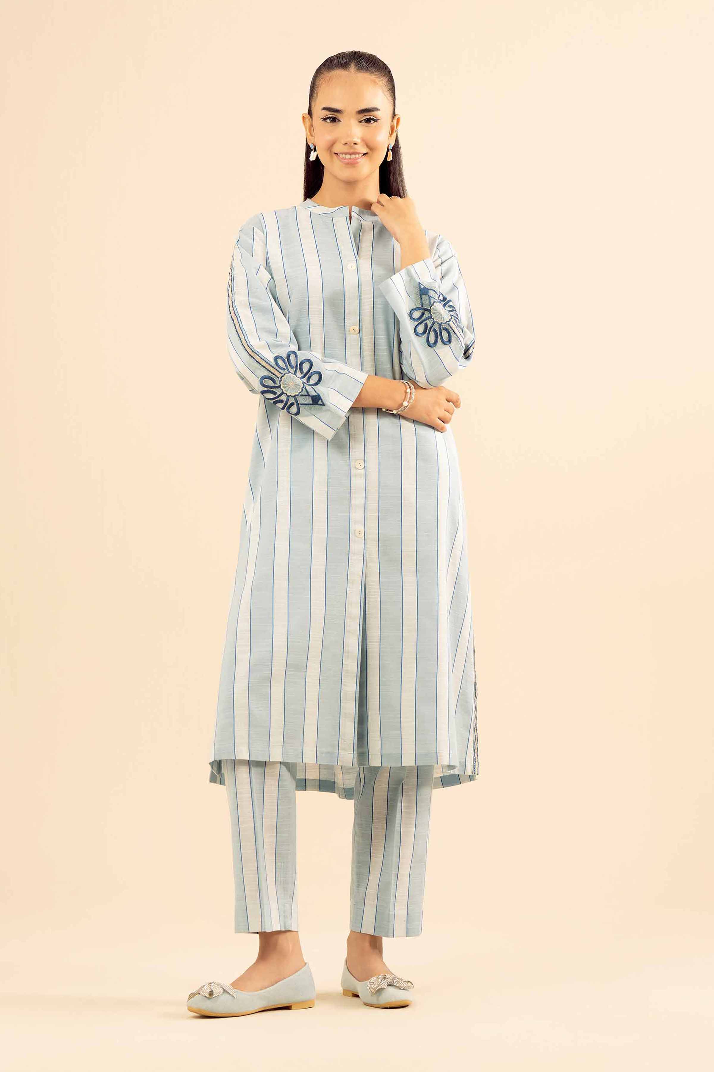 2 Piece - Embroidered Suit - PW25-225