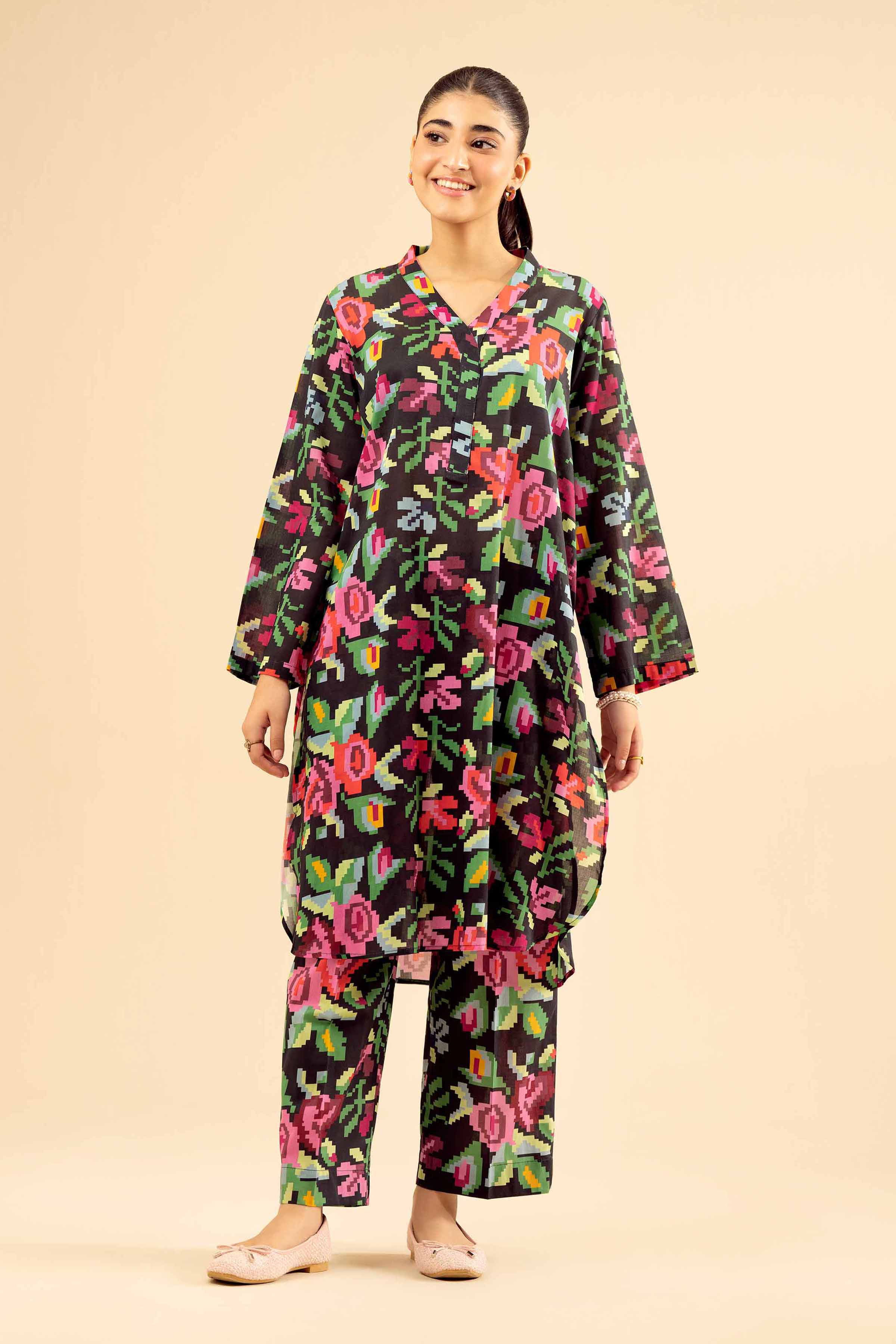 2 Piece - Printed Suit - PW25-23 - Image 2