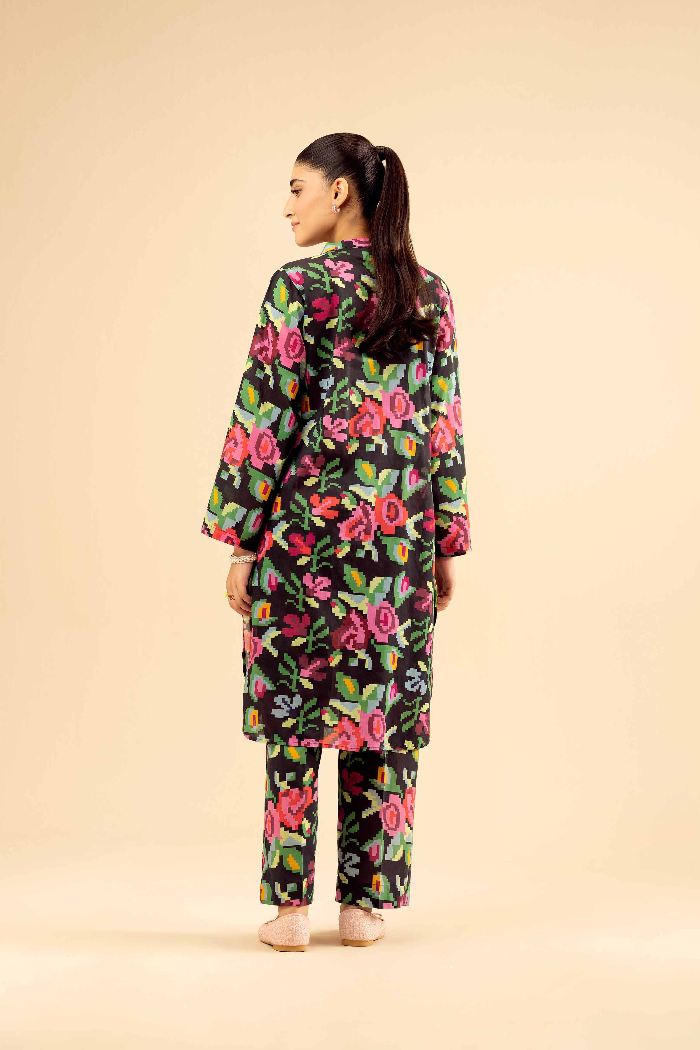 2 Piece - Printed Suit - PW25-23 - Image 3