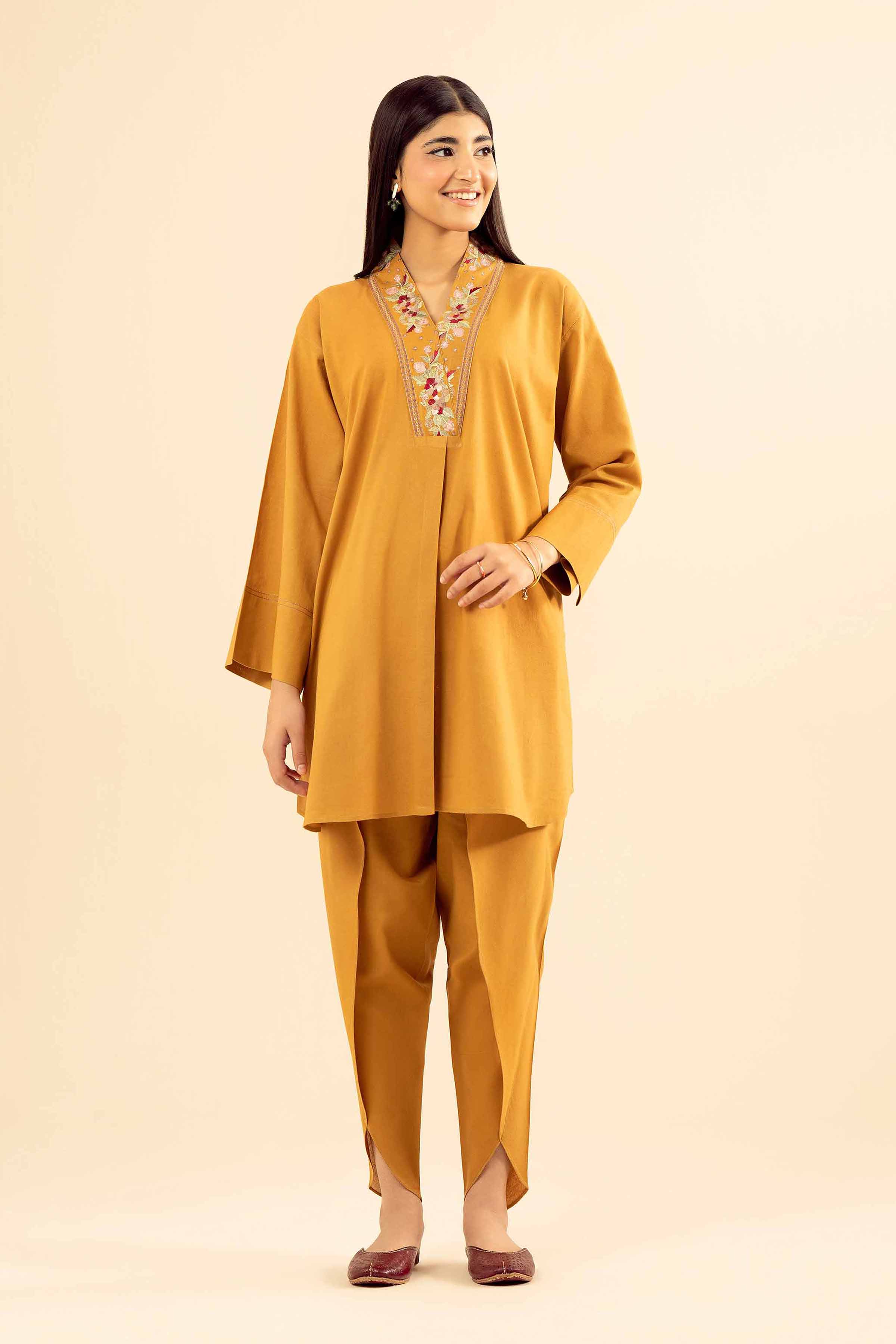 2 Piece - Embroidered Suit - PW25-241 - Image 2