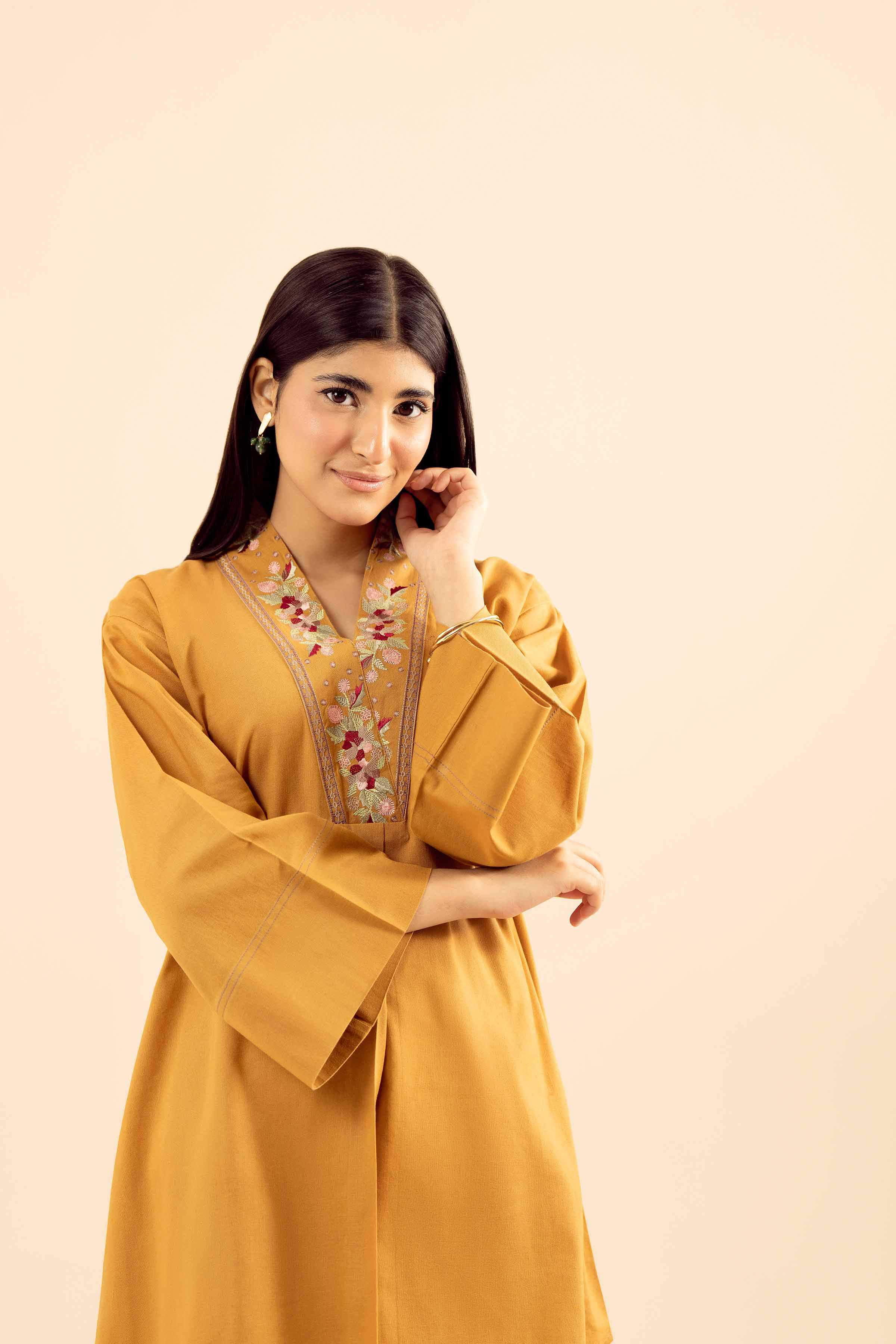 2 Piece - Embroidered Suit - PW25-241 - Image 6