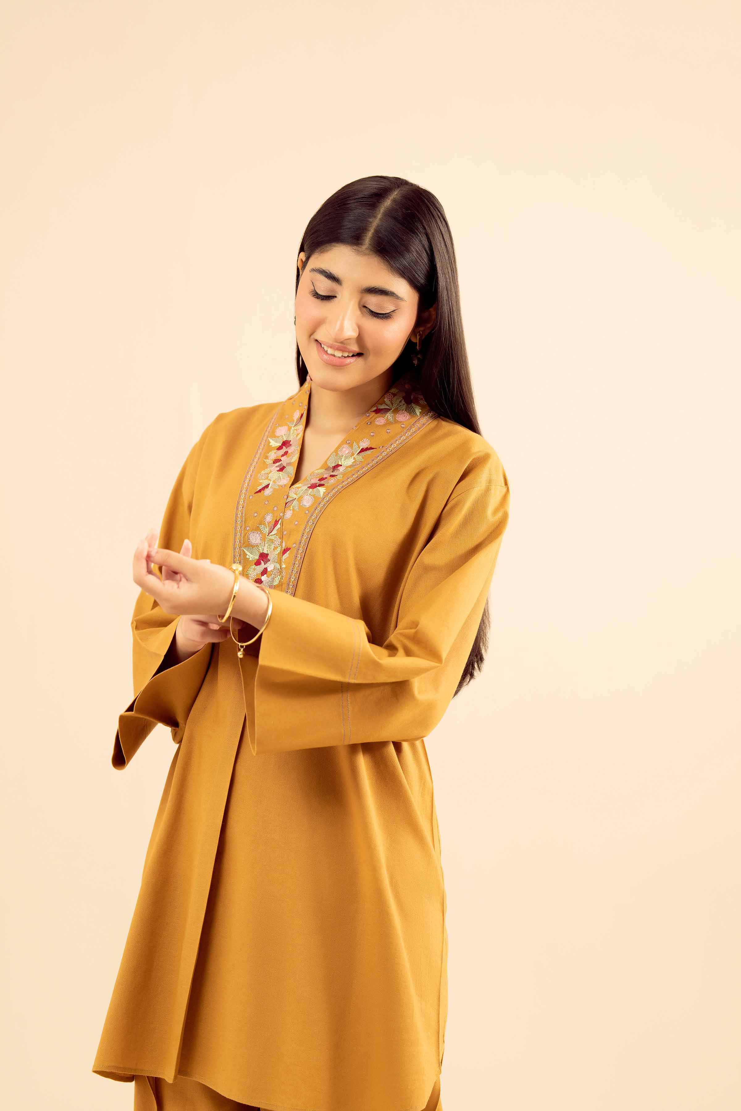 2 Piece - Embroidered Suit - PW25-241 - Image 7