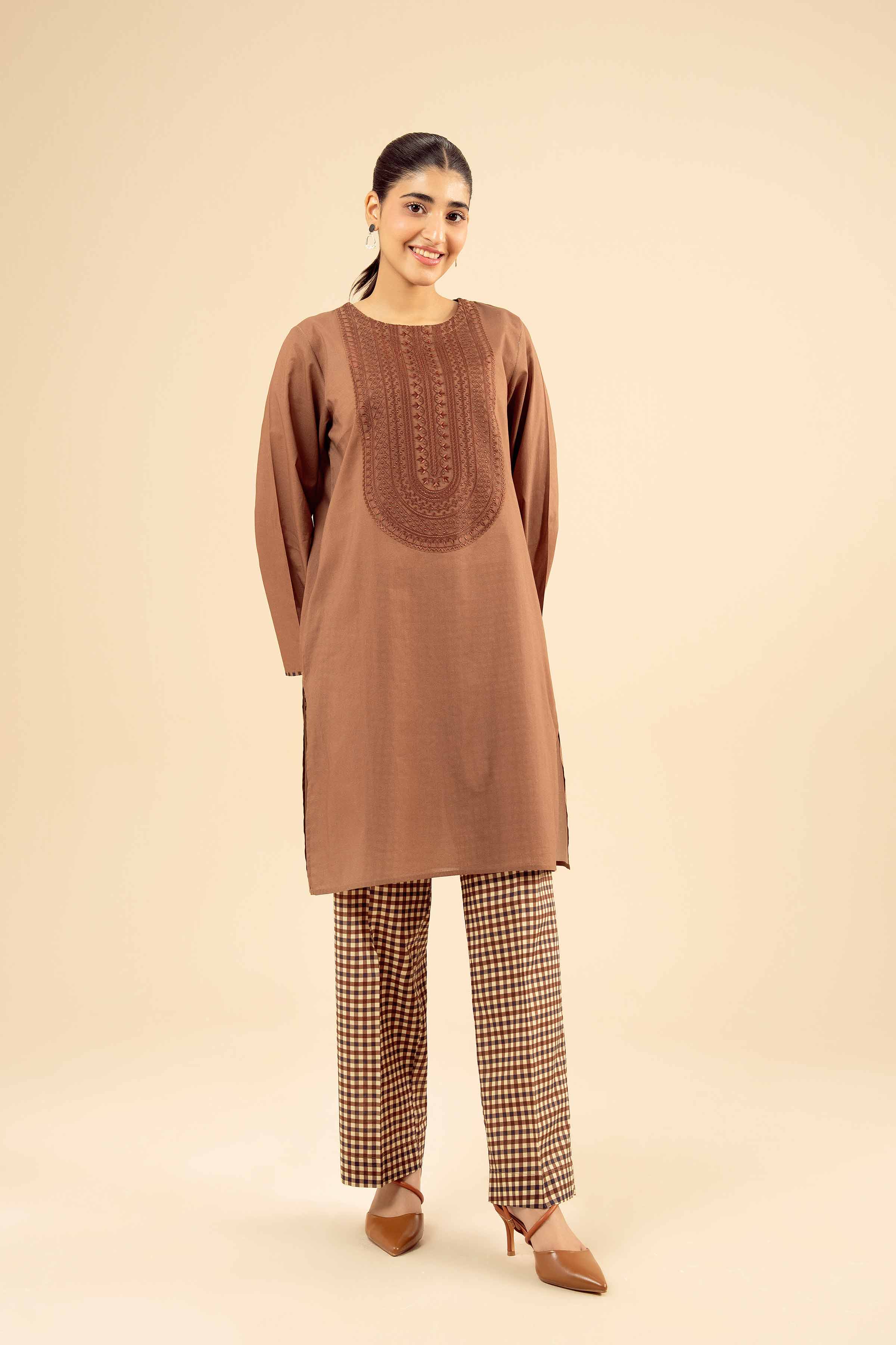 2 Piece - Embroidered Suit - PW25-26 - Image 4