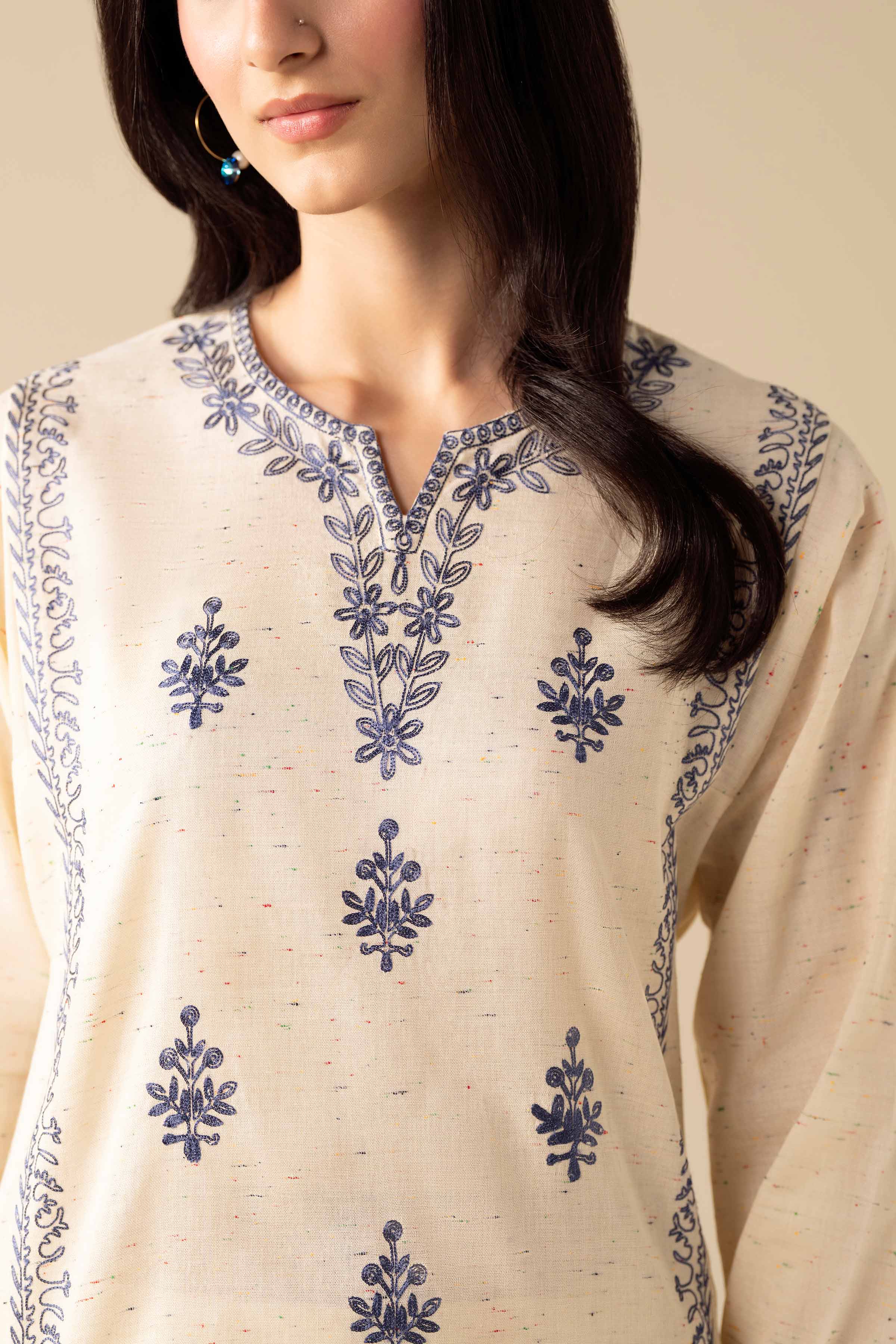 2 Piece - Embroidered Suit - PW25-271 - Image 10