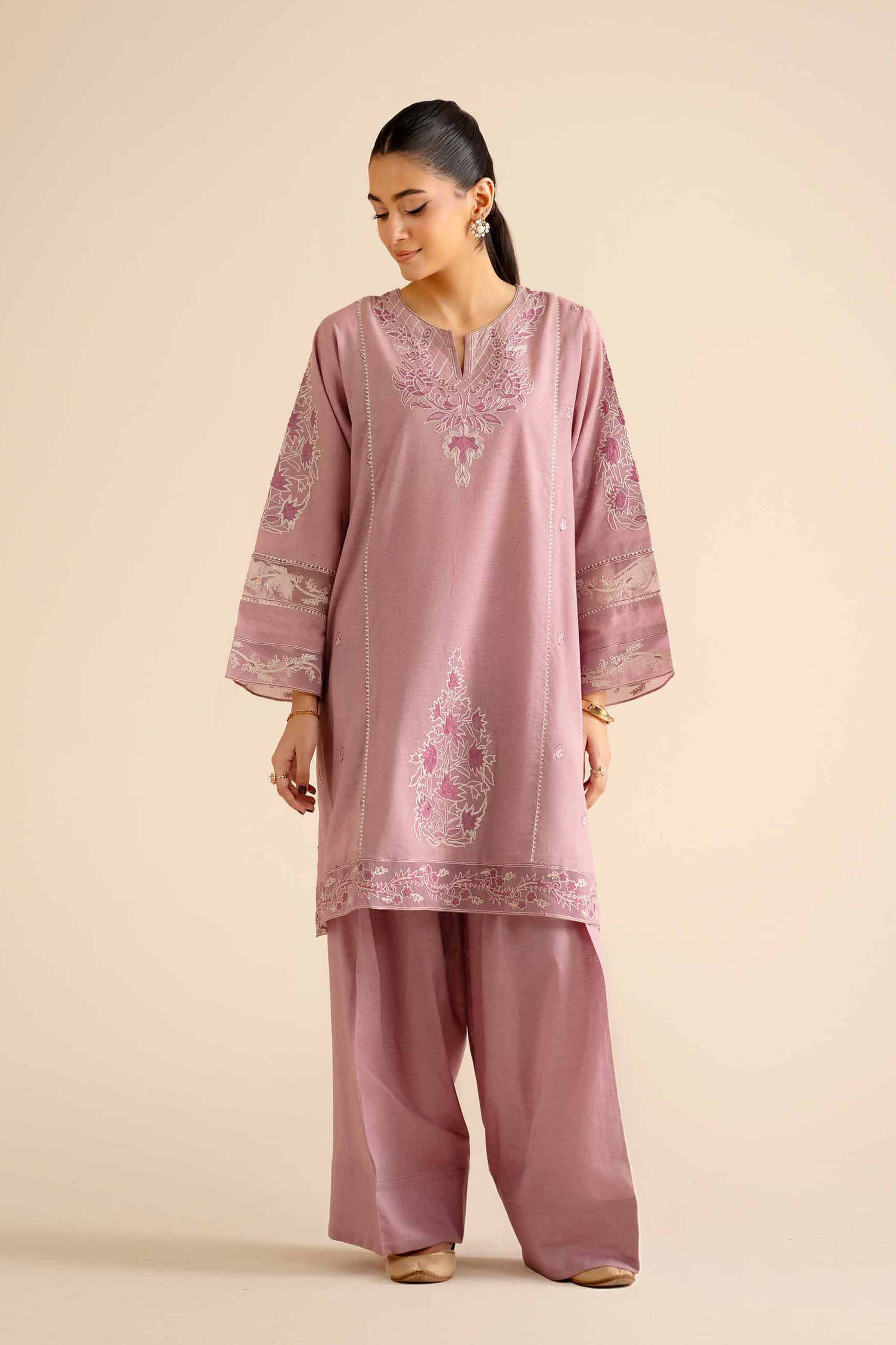 2 Piece - Embroidered Suit - PW25-272