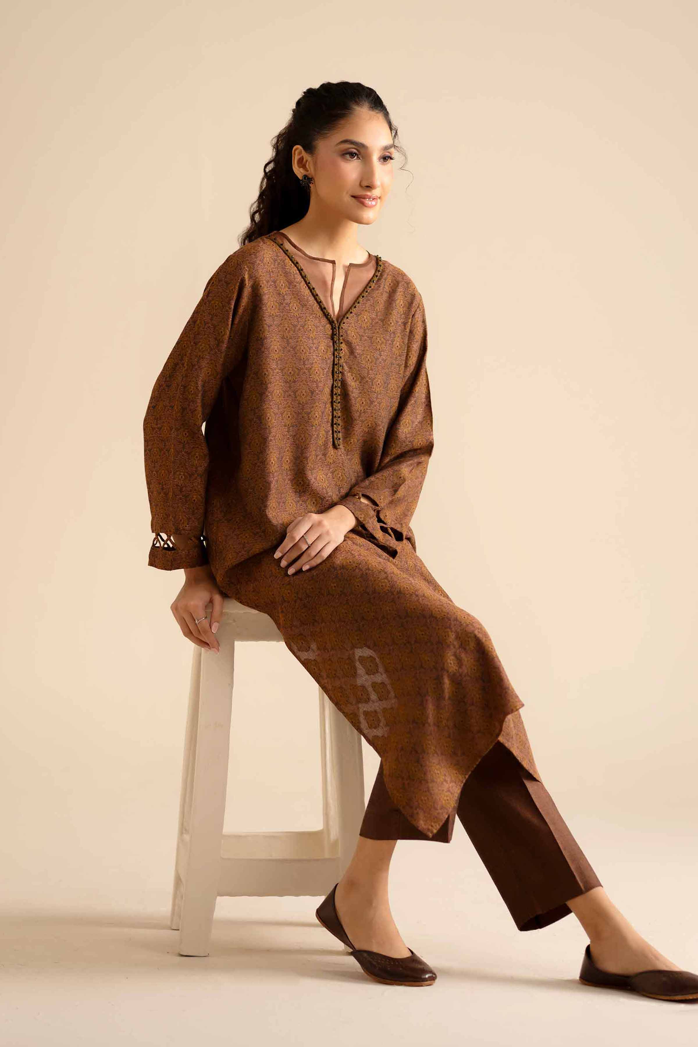 2 Piece - Printed Suit - PW25-277 - Image 2