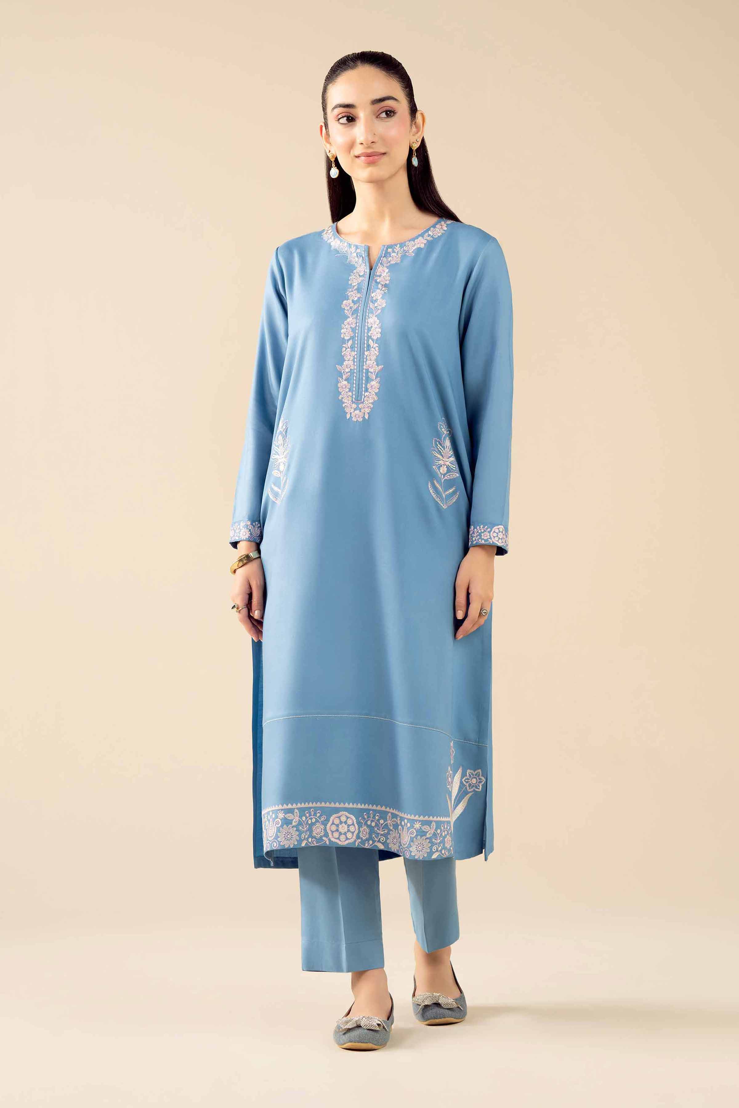 2 Piece - Embroidered Suit - PW25-285