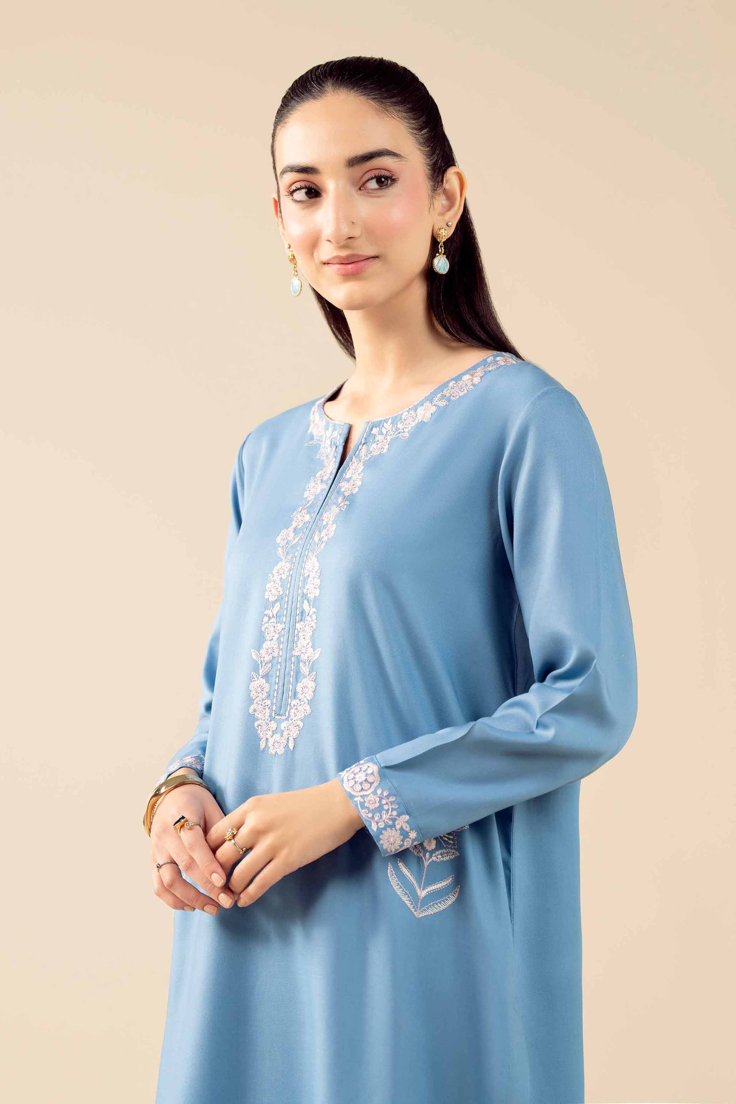 2 Piece - Embroidered Suit - PW25-285 - Image 2