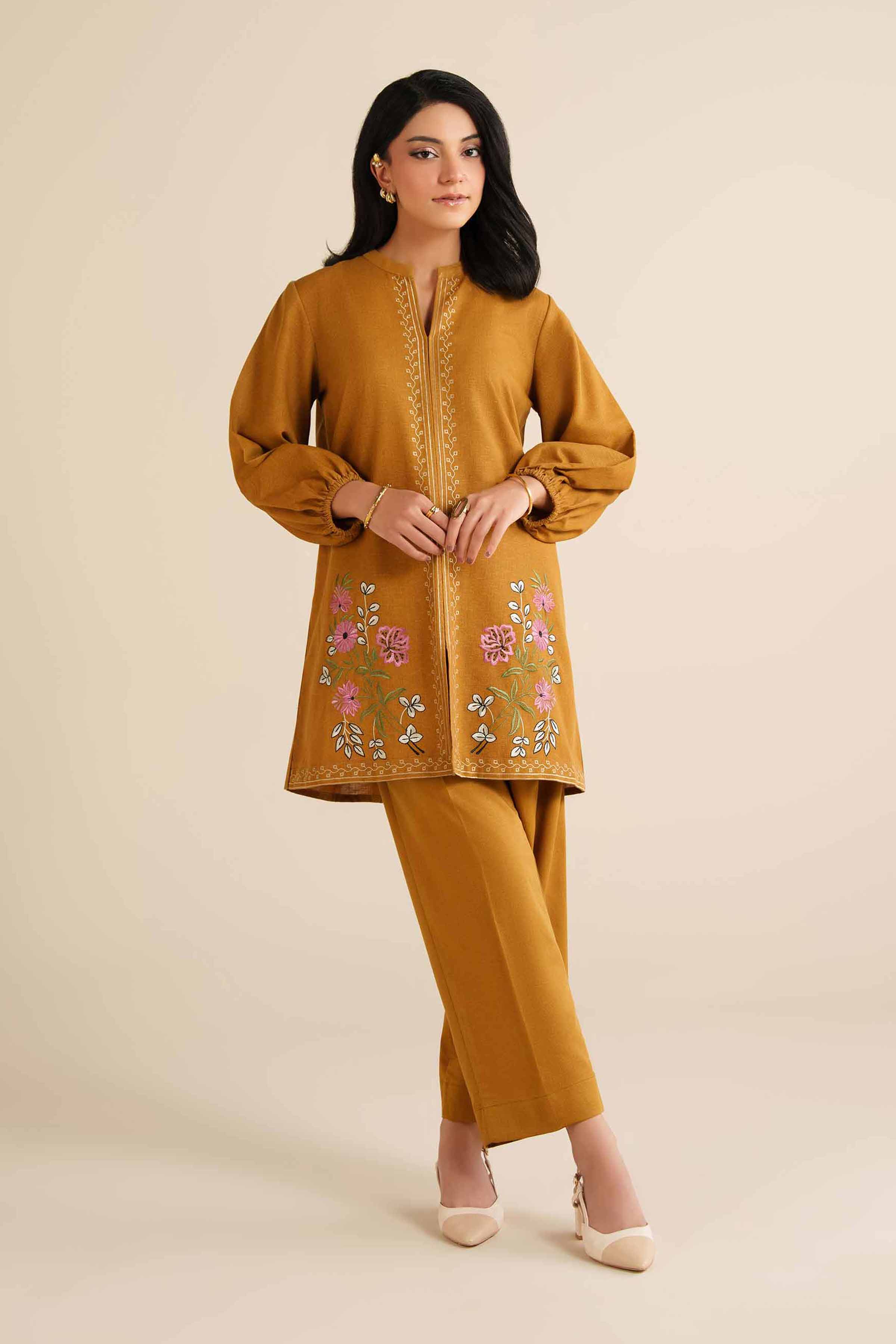 2 Piece - Embroidered Suit - PW25-287