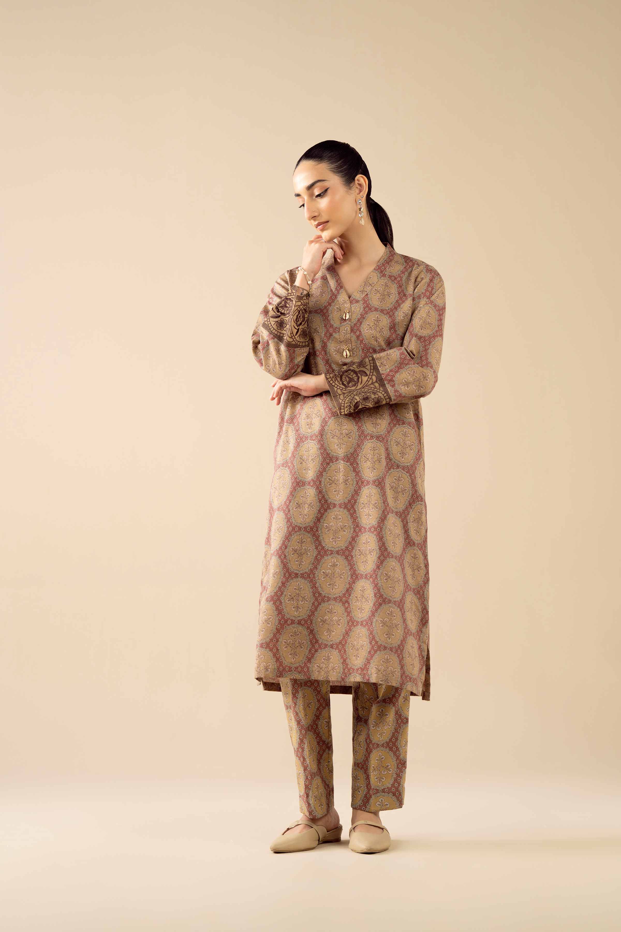 2 Piece - Printed Embroidered - PW25-289 - Image 5
