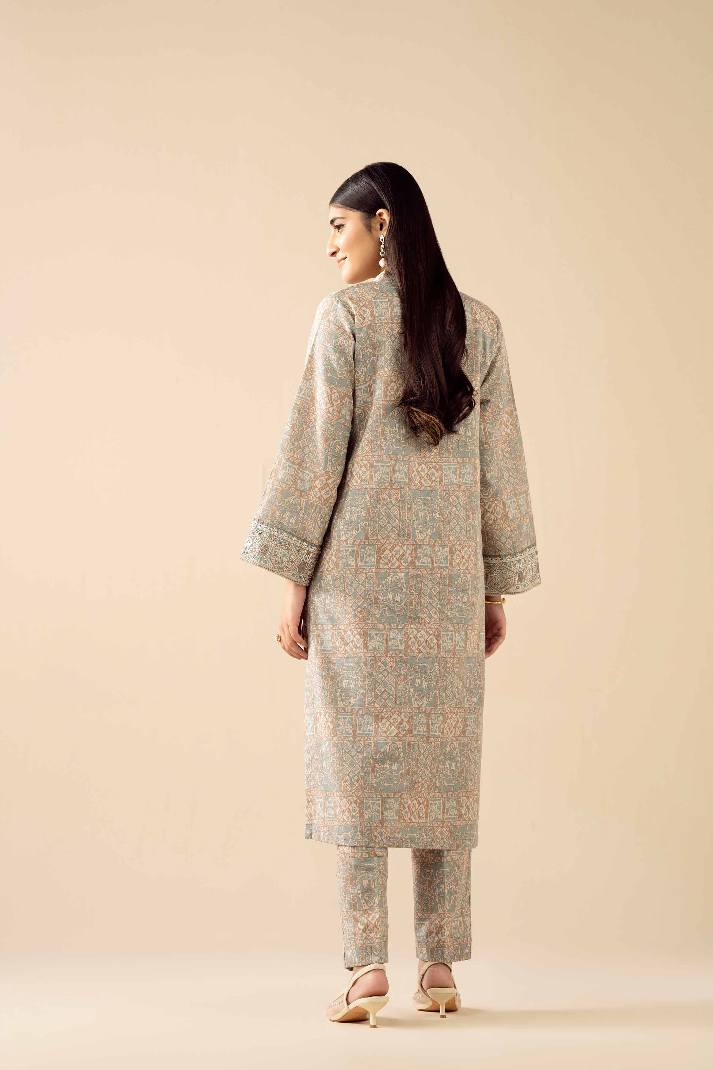 2 Piece - Printed Suit - PW25-292 - Image 3