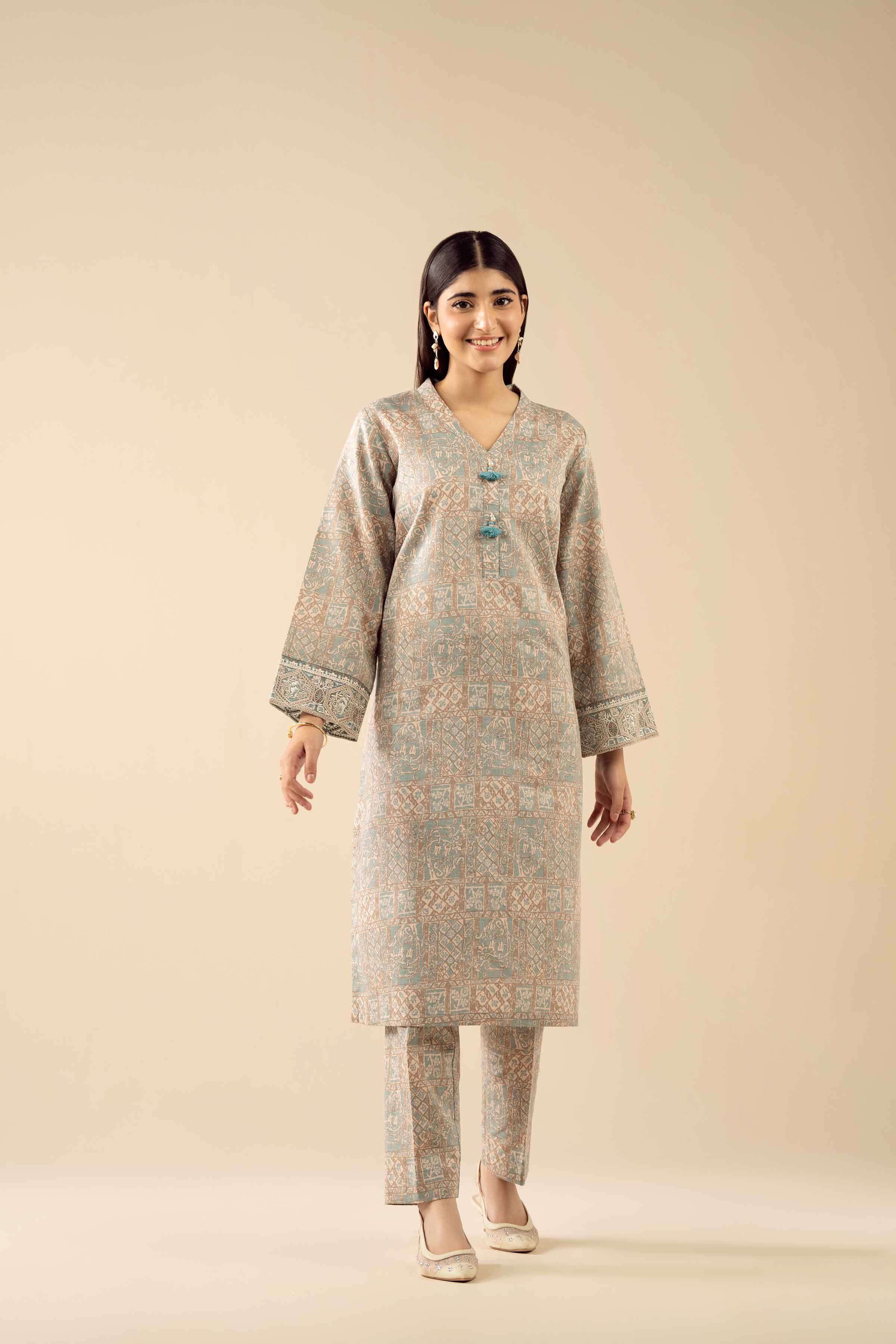 2 Piece - Printed Suit - PW25-292 - Image 5