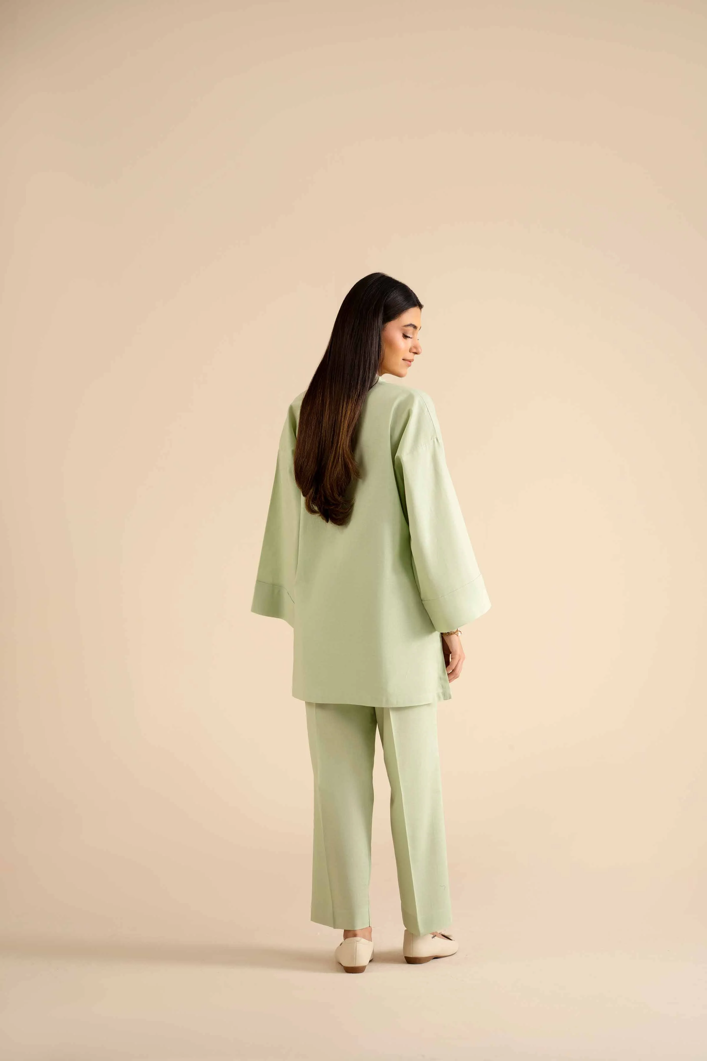 2 Piece - Embroidered Suit - PW25-300 - Image 3