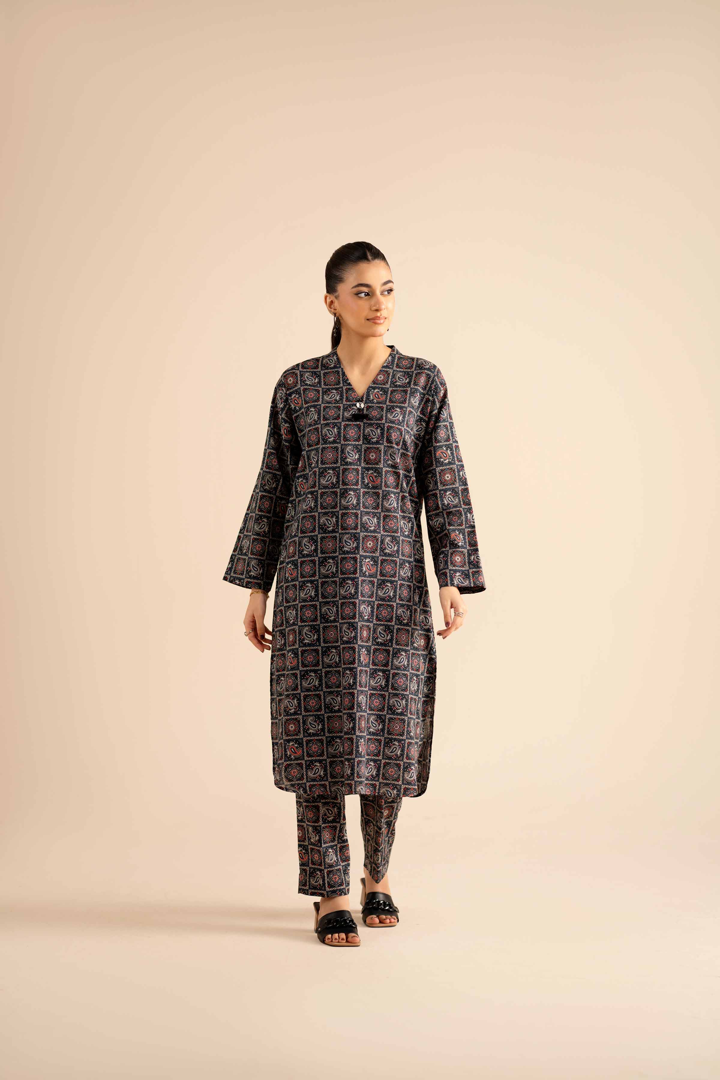 2 Piece - Printed Suit - PW25-302 - Image 4