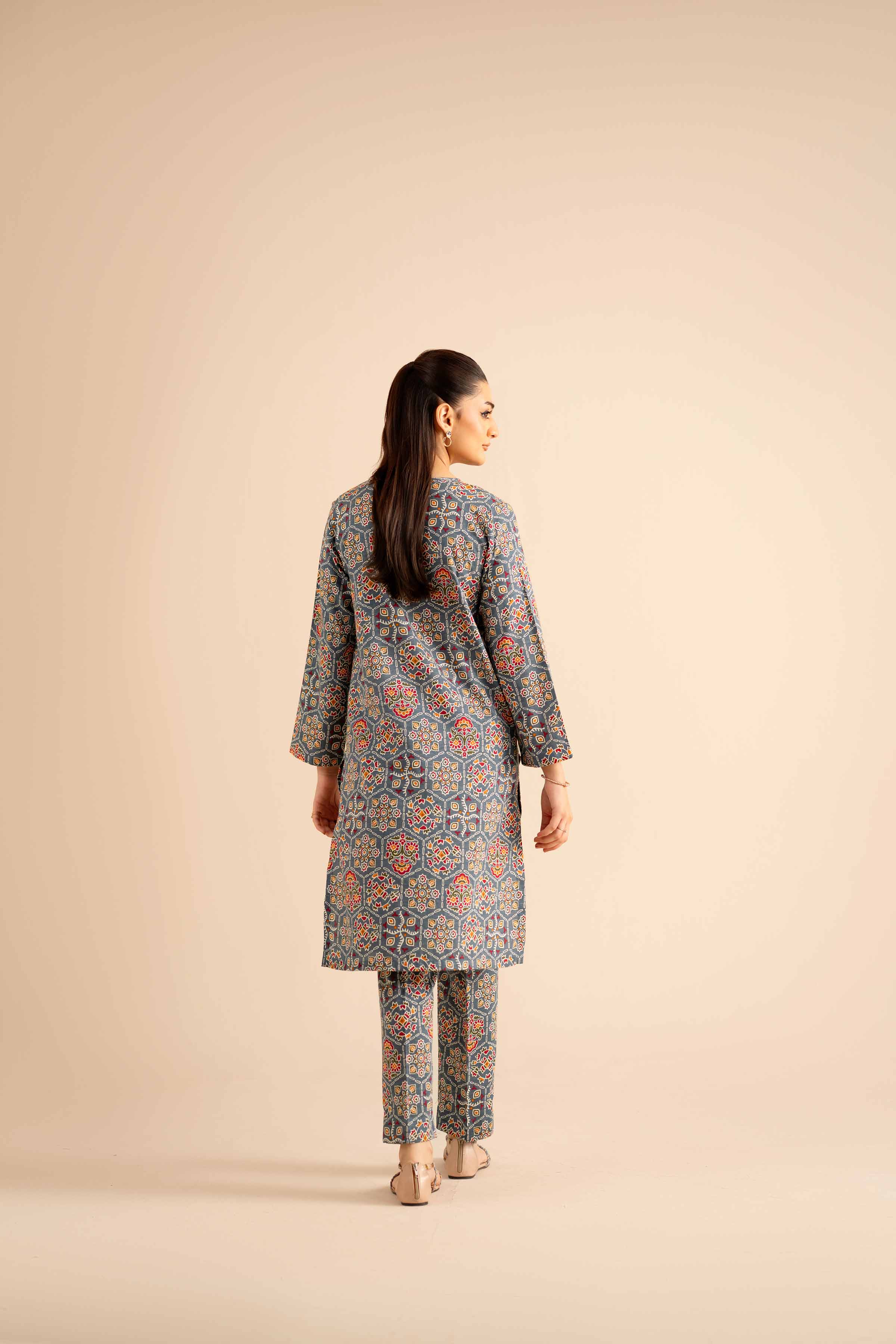 2 Piece - Printed Suit - PW25-305 - Image 3