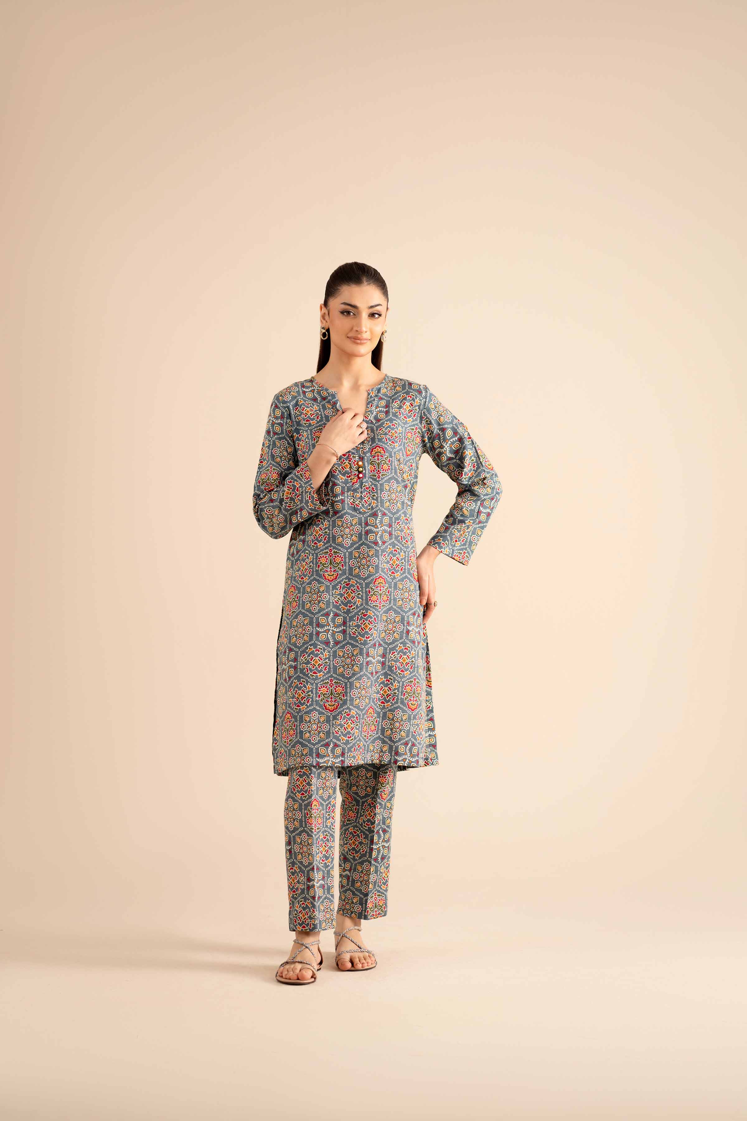 2 Piece - Printed Suit - PW25-305 - Image 4