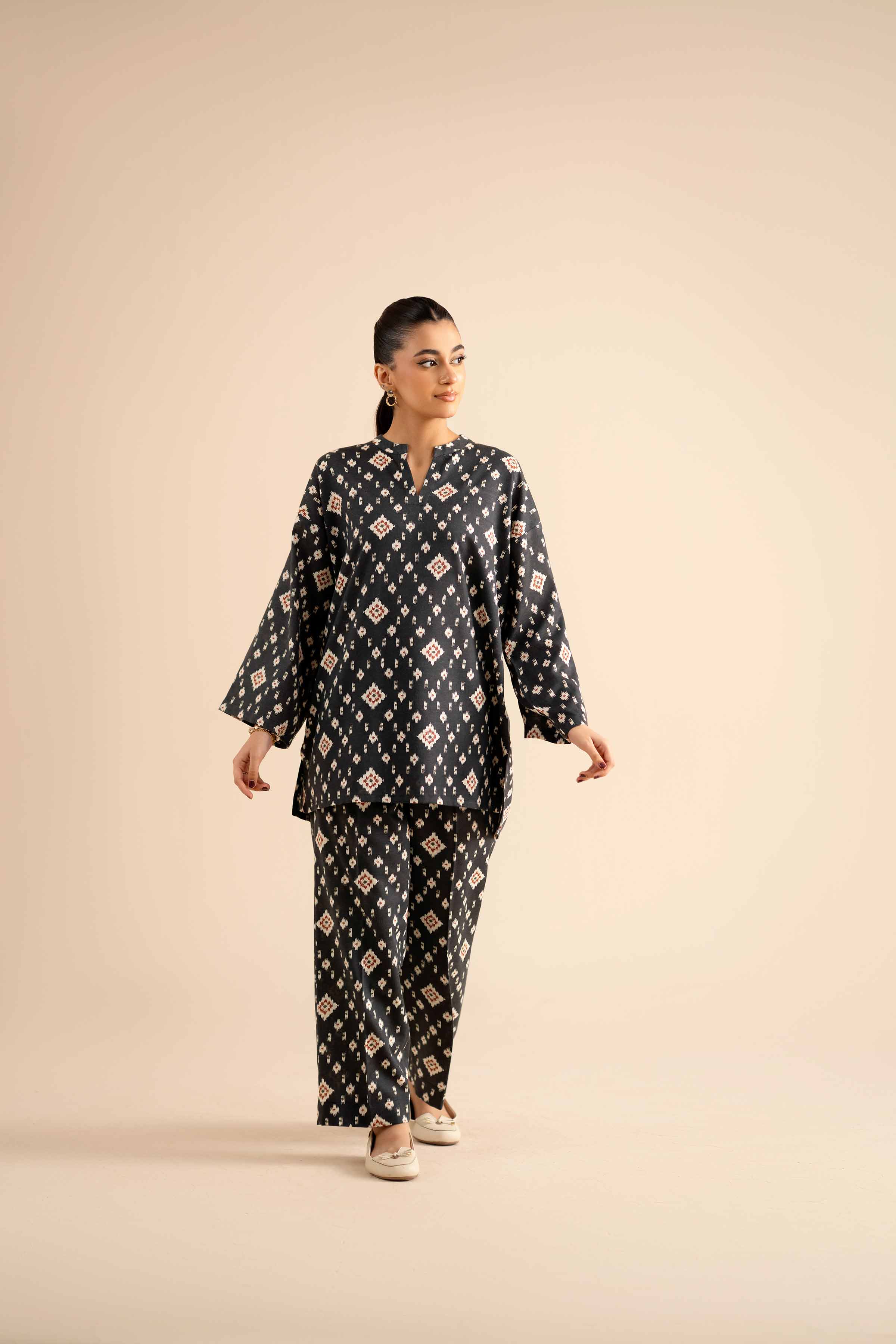 2 Piece - Printed Suit - PW25-308 - Image 4