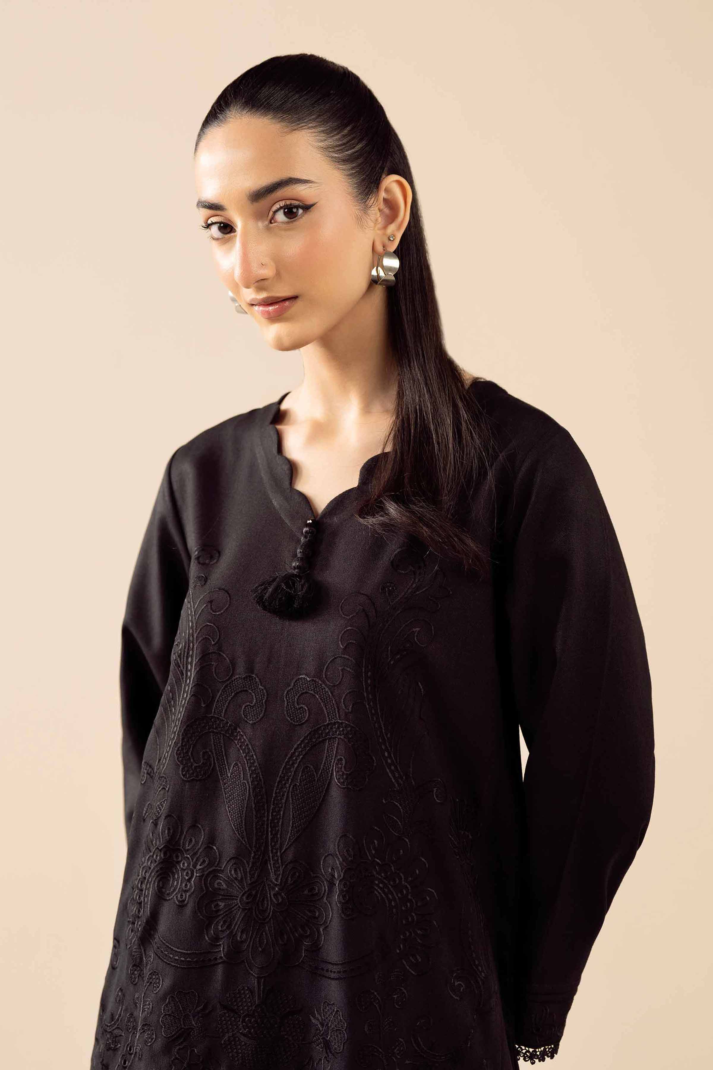 2 Piece - Embroidered Suit - PW25-323 - Image 2