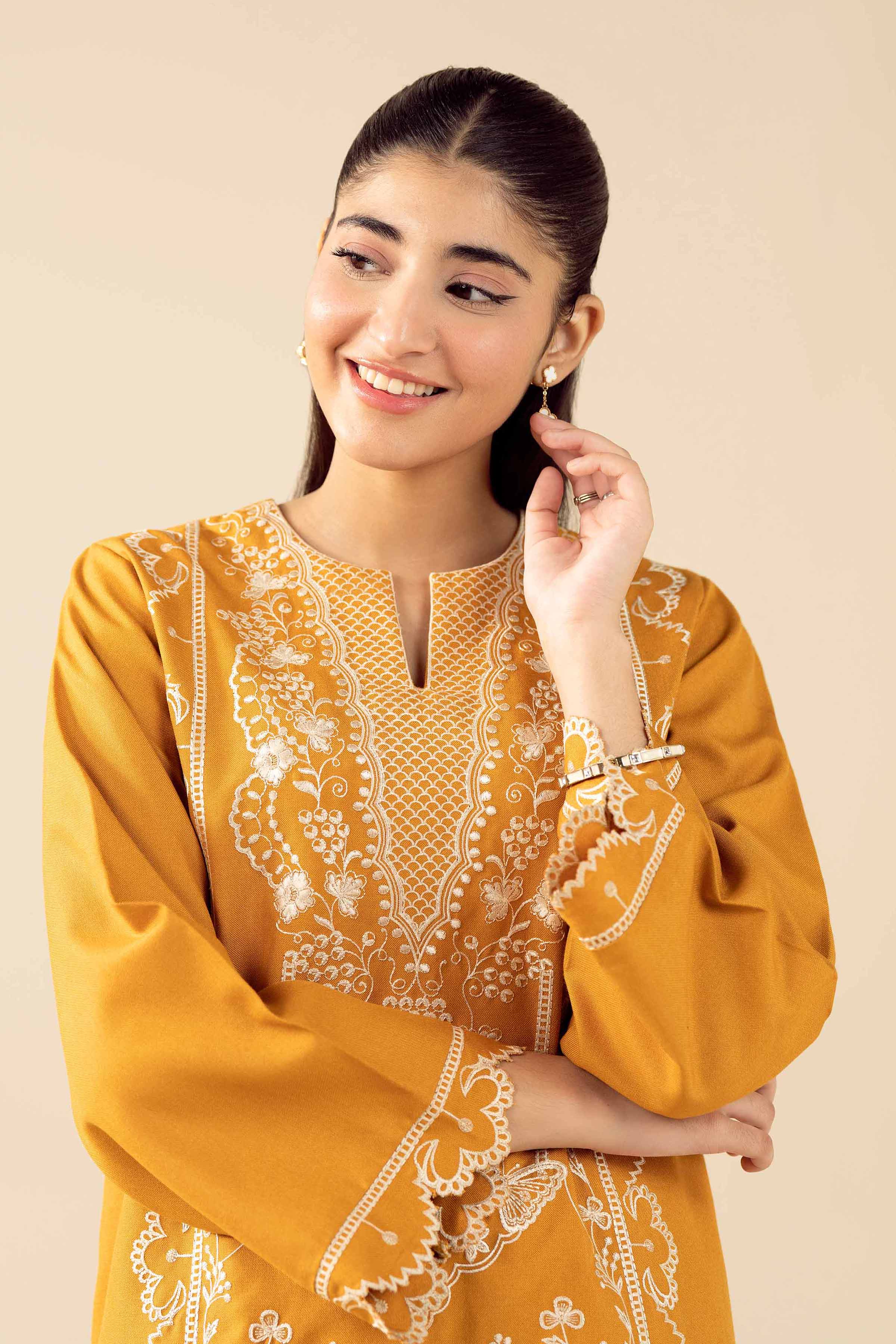 2 Piece - Embroidered Suit - PW25-324 - Image 2