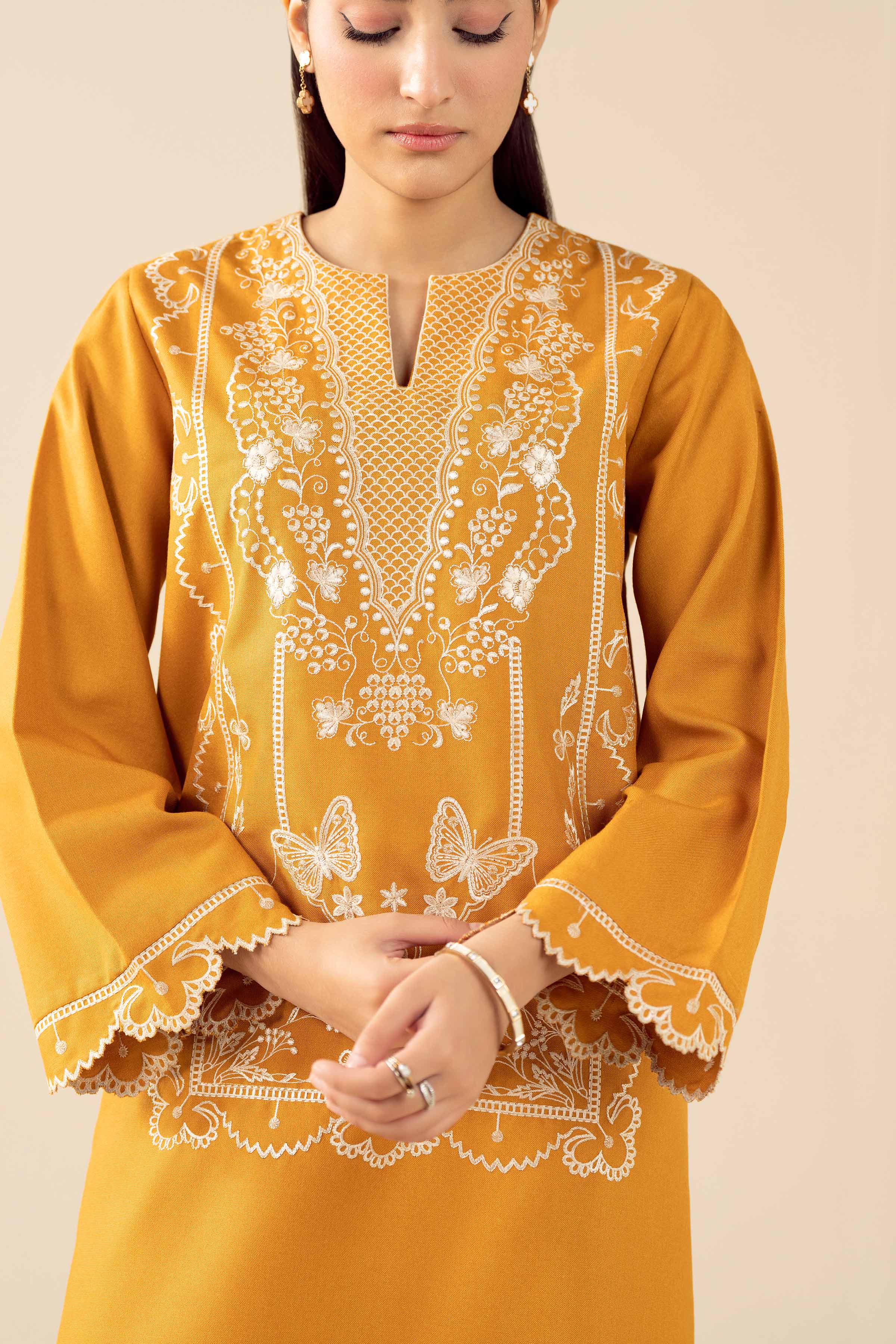 2 Piece - Embroidered Suit - PW25-324 - Image 7