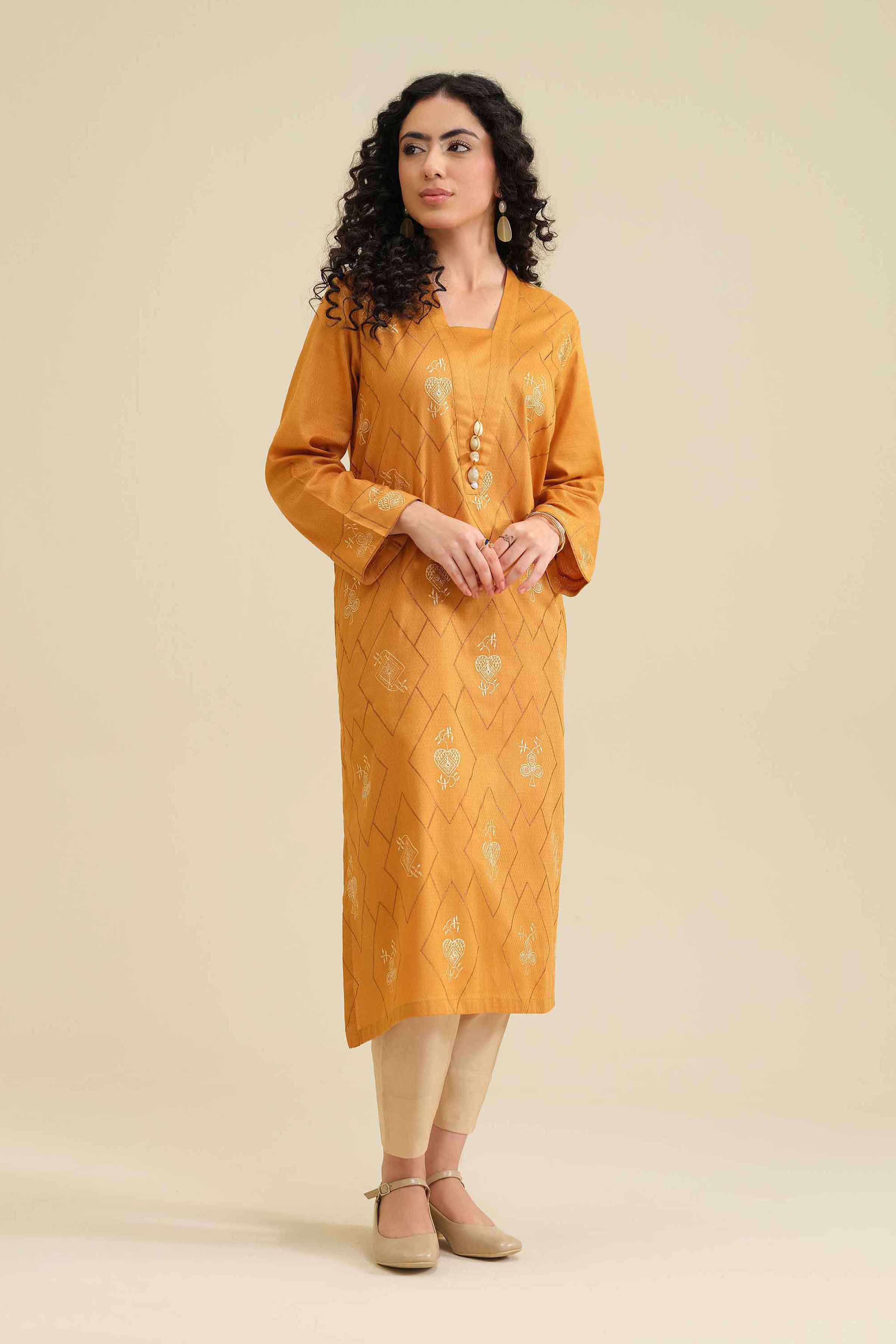 Printed Embroidered Shirt - PW25-37 - Image 2
