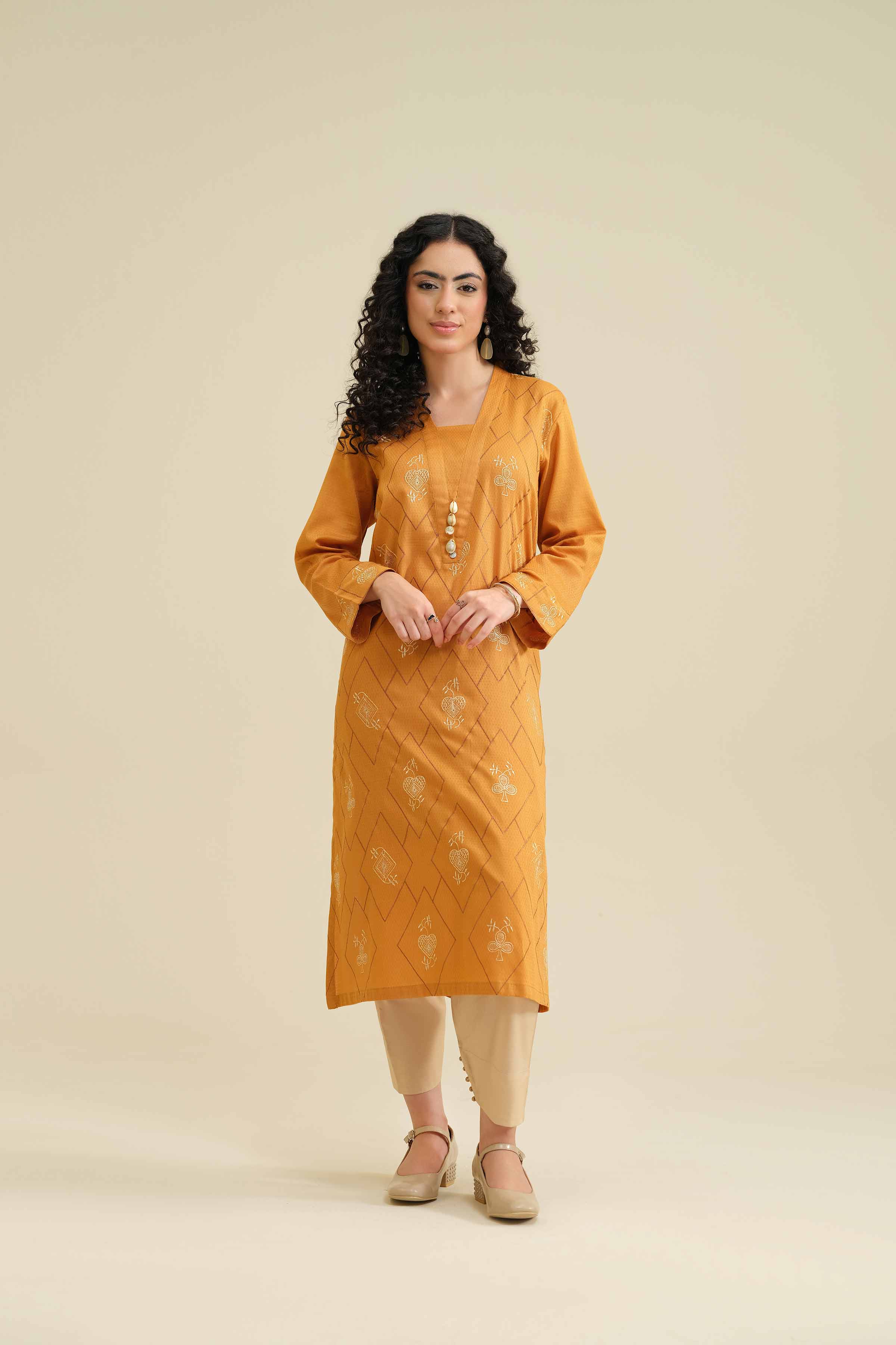Printed Embroidered Shirt - PW25-37 - Image 3