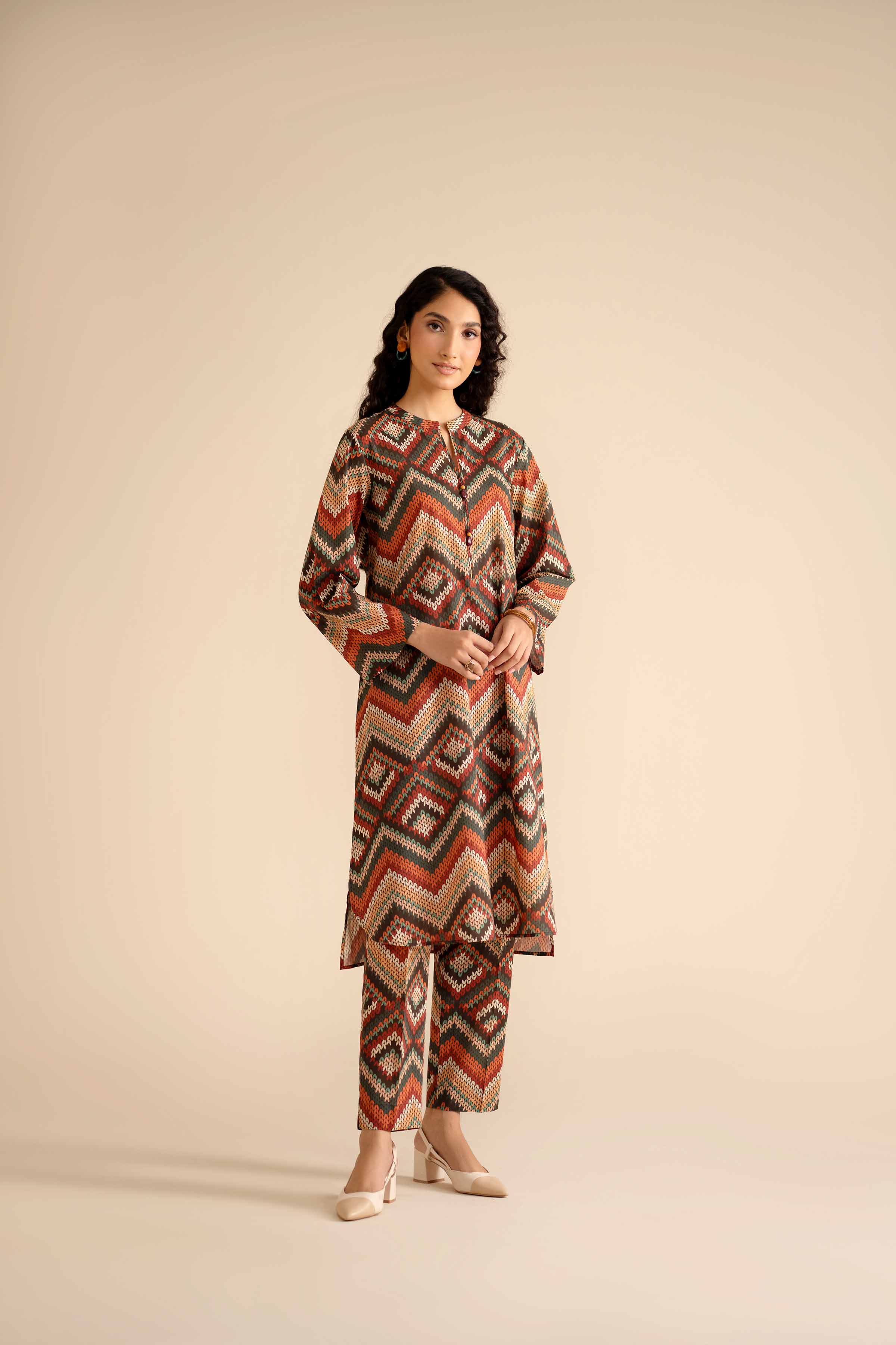 2 Piece - Printed Suit - PW25-42 - Image 4