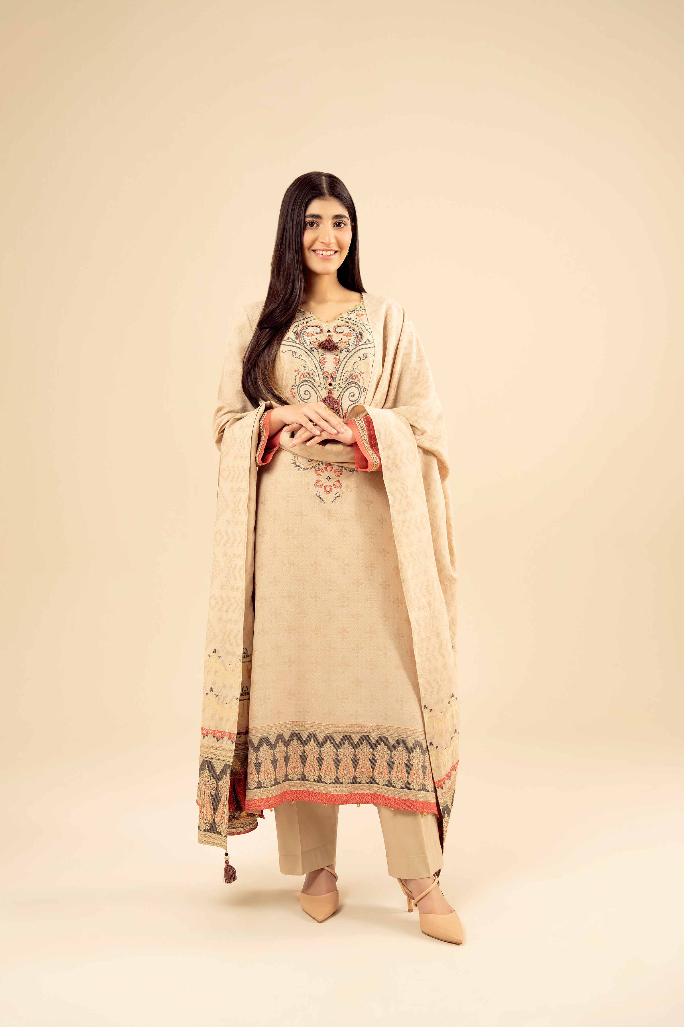3 Piece - Printed Suit - PW25-457 - Image 5