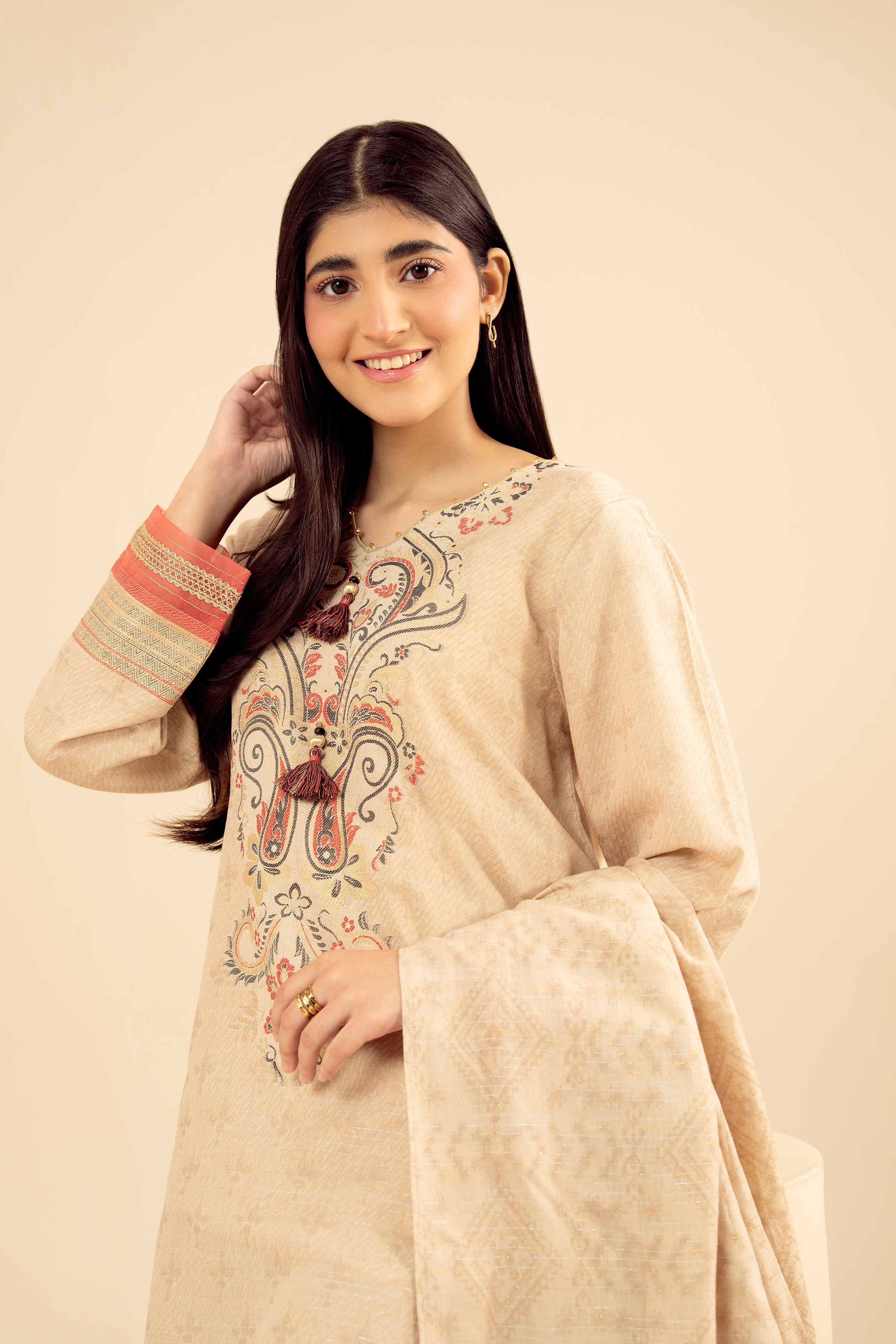 3 Piece - Printed Suit - PW25-457 - Image 6