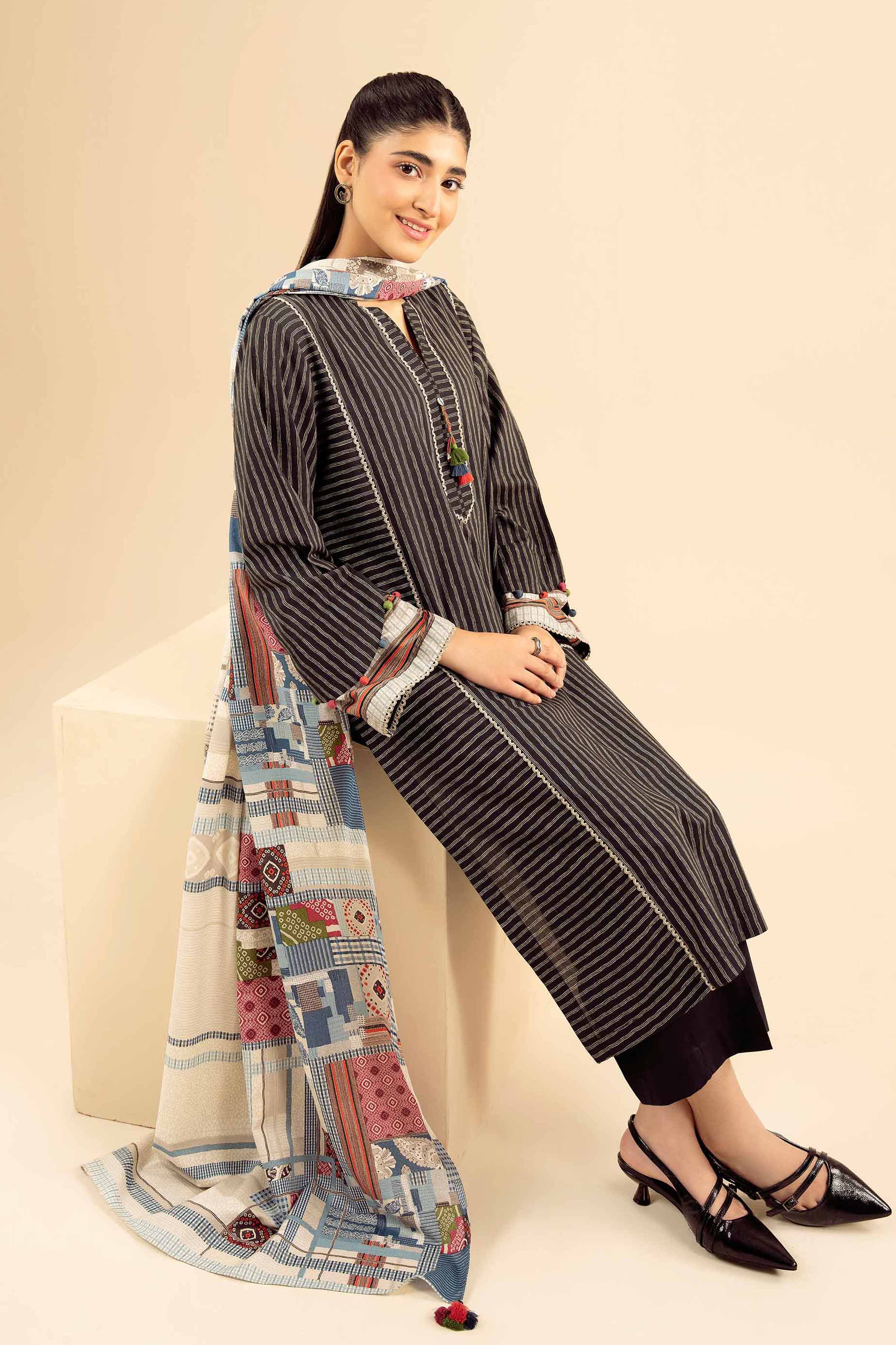 3 Piece - Printed Suit - PW25-467 - Image 2