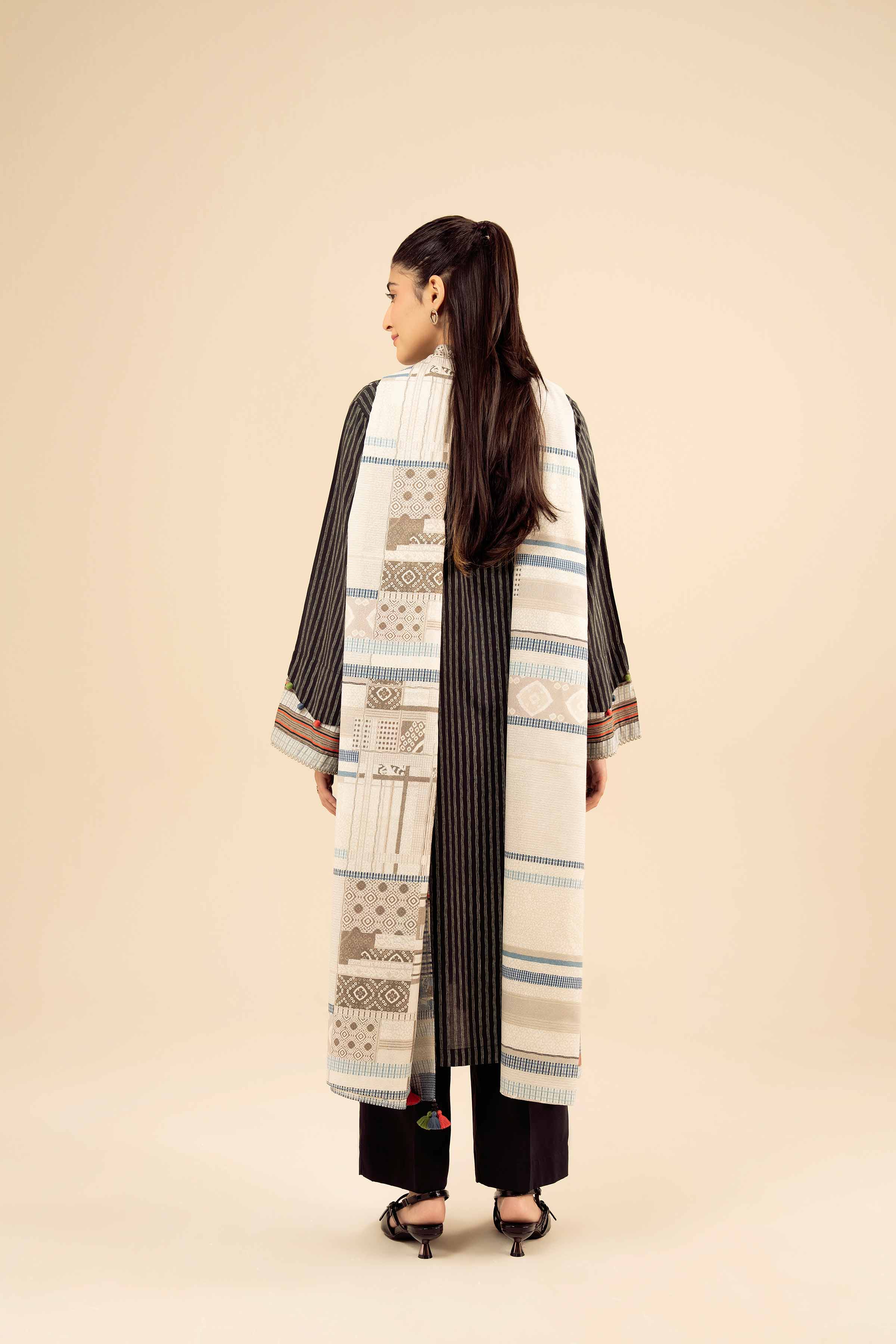 3 Piece - Printed Suit - PW25-467 - Image 3