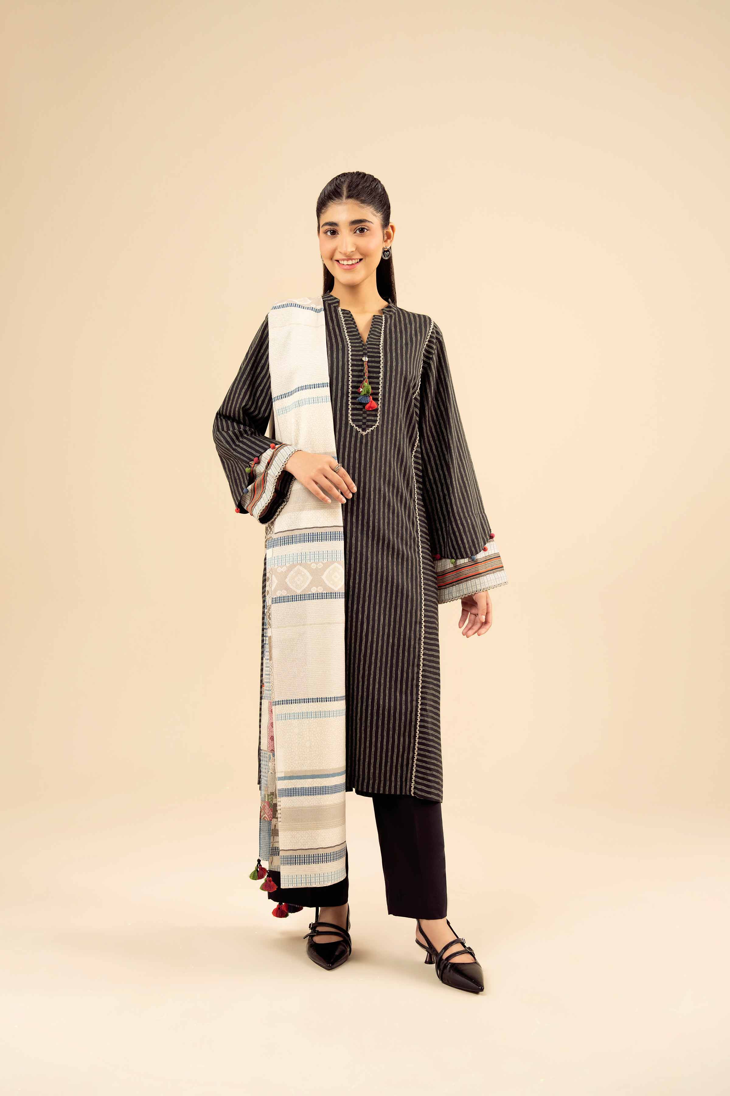 3 Piece - Printed Suit - PW25-467 - Image 4