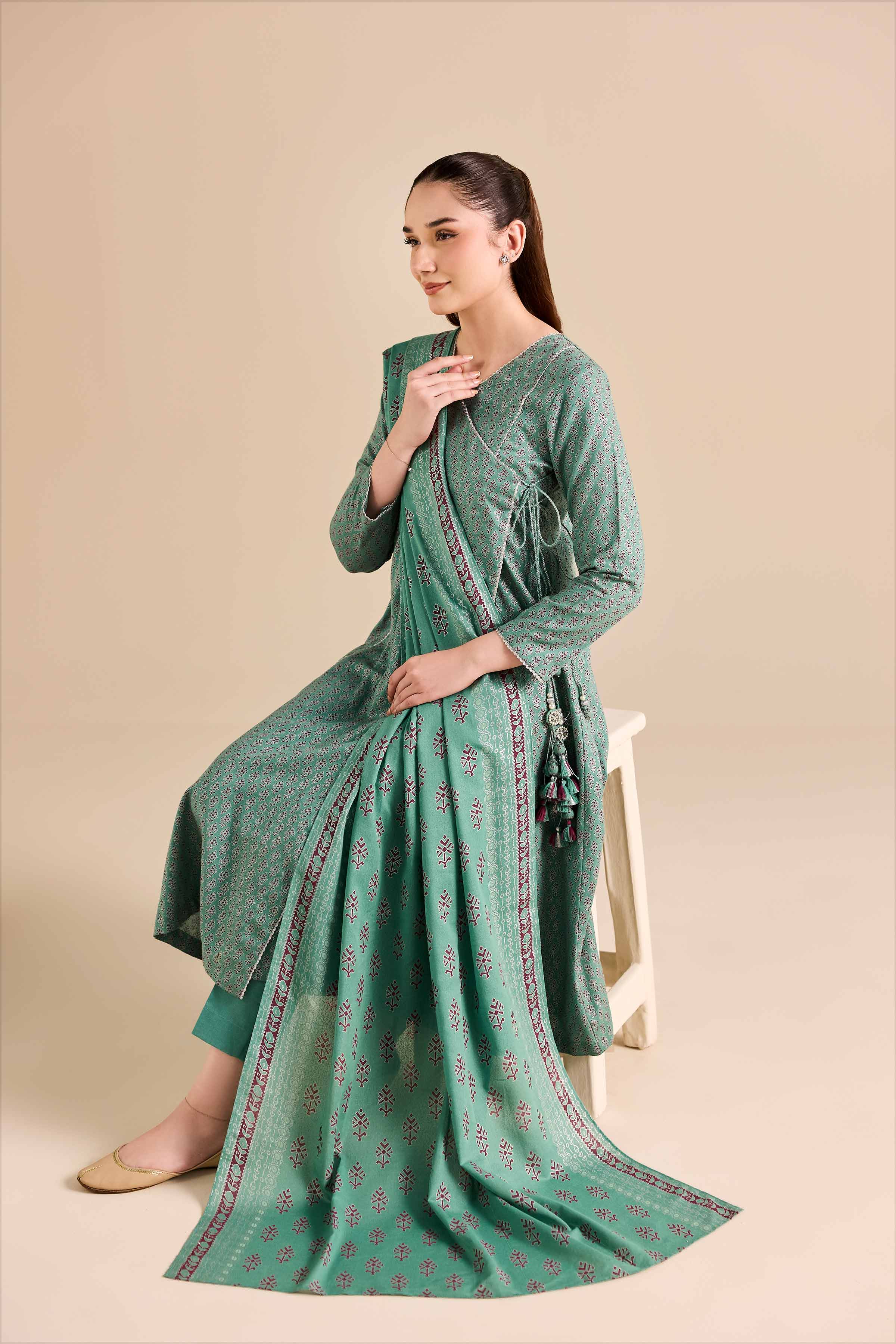 3 Piece - Printed Suit - PW25-494 - Image 2