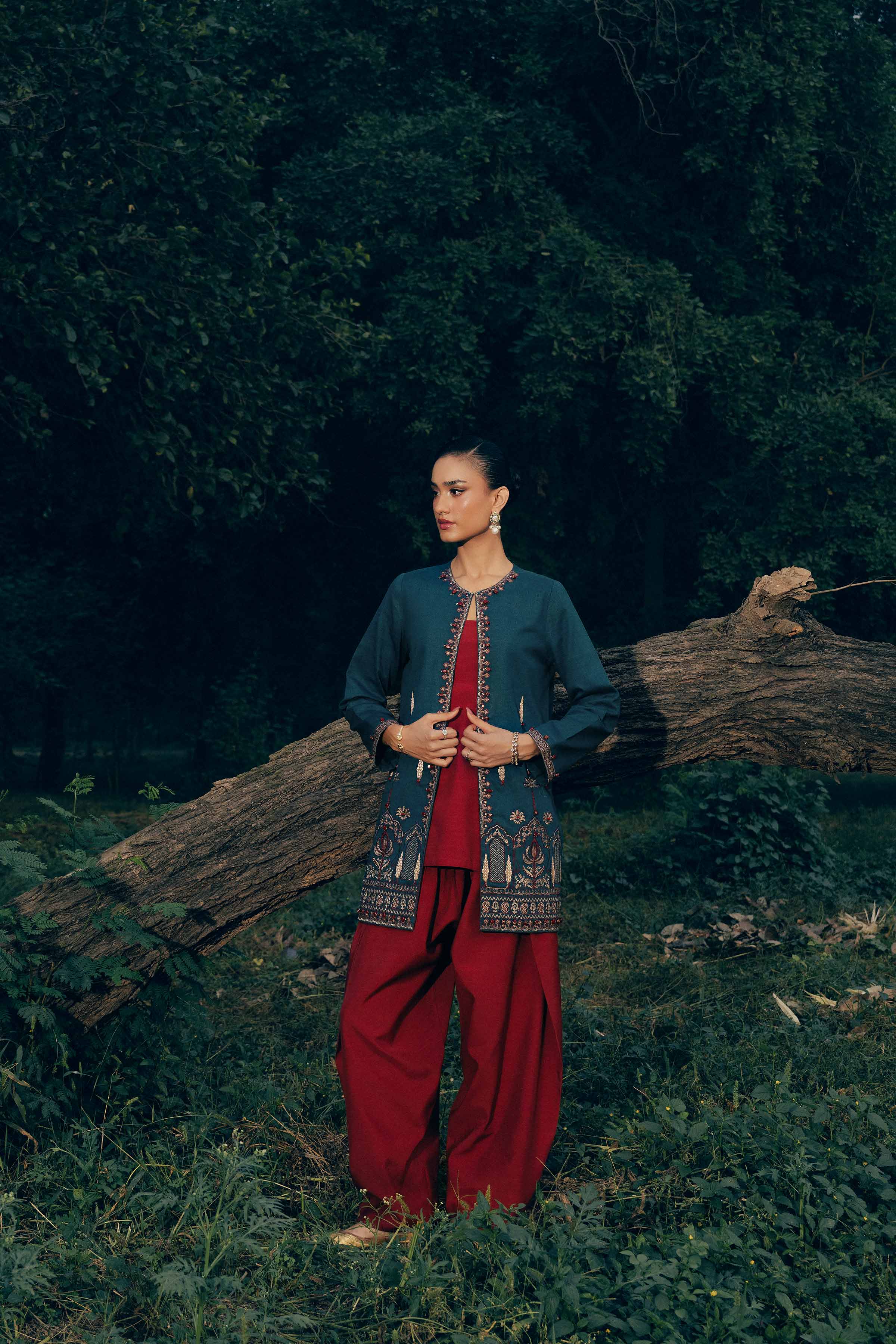 Embroidered Jacket - PW25-545 - Image 3