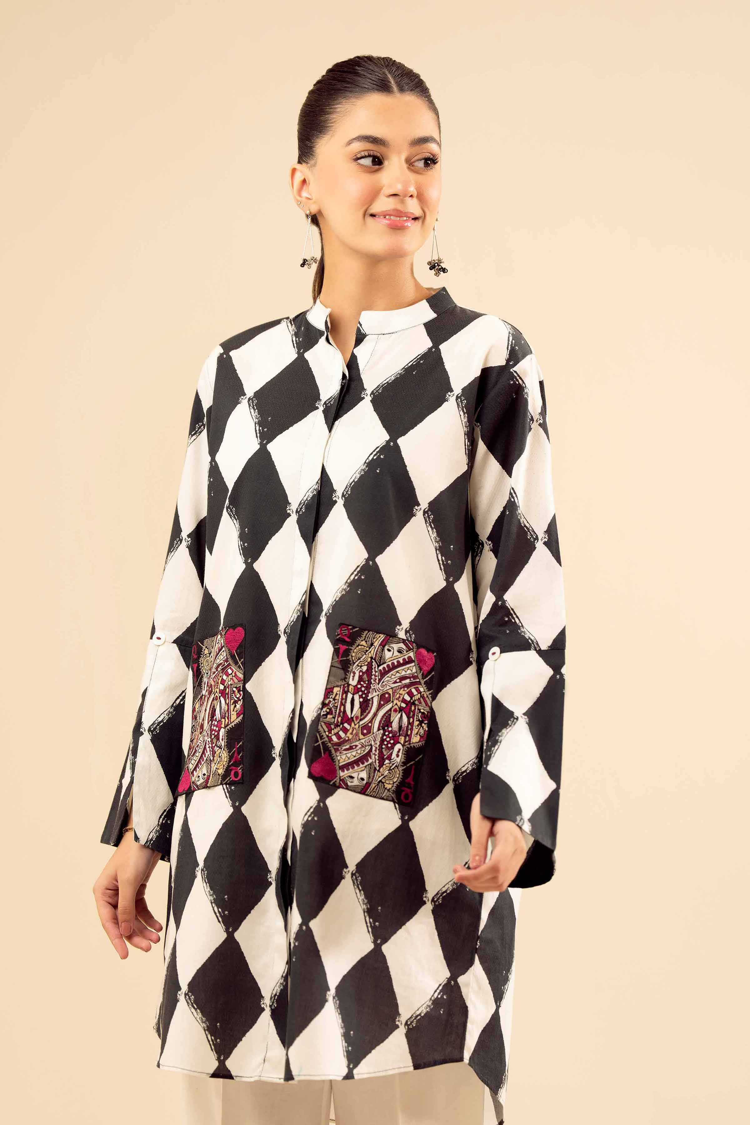 Printed Embroidered Shirt - PW25-562 - Image 2