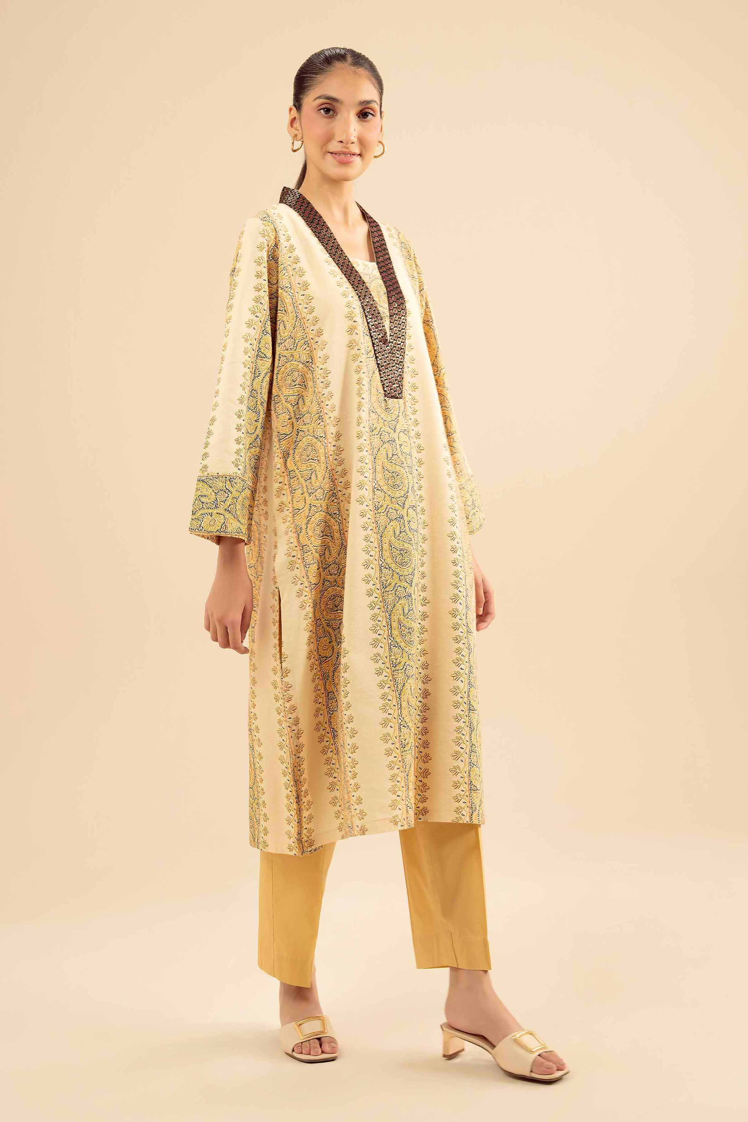 Printed Embroidered Shirt - PW25-569 - Image 2